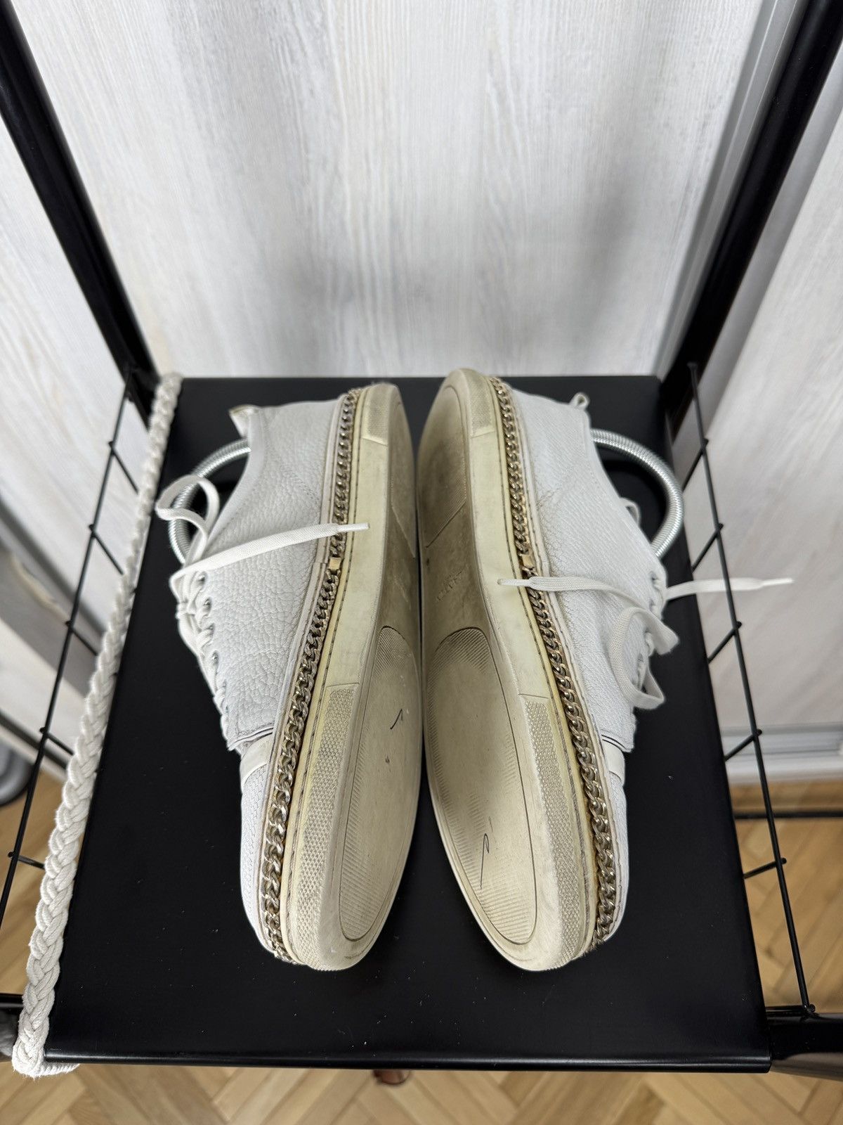 Lanvin LANVIN Whit Lace Up Leather Cap Toe Womens Sneakers Size US 9 / IT 39 - 11 Thumbnail