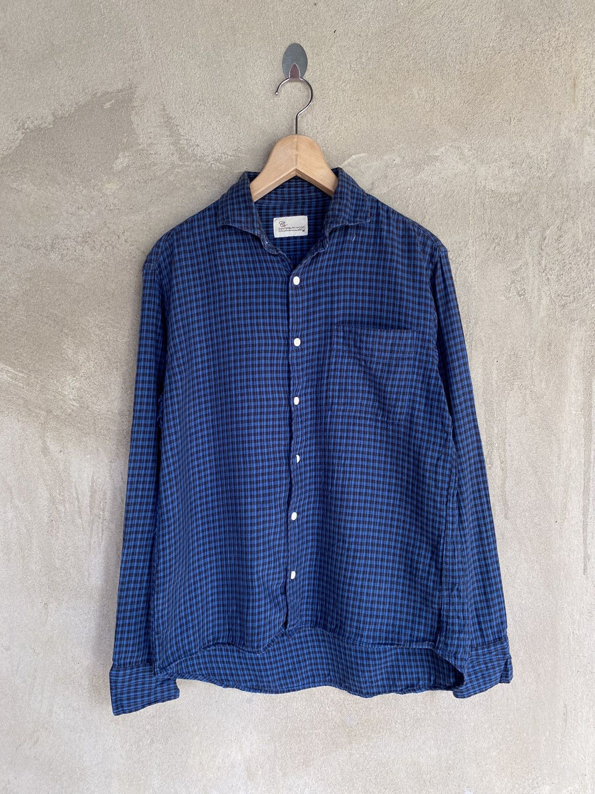 Canterbury of New Zealand Vintage Canterbury Wood Plaid Tartan Flannel Shirt Size US M / EU 48-50 / 2 - 2 Thumbnail