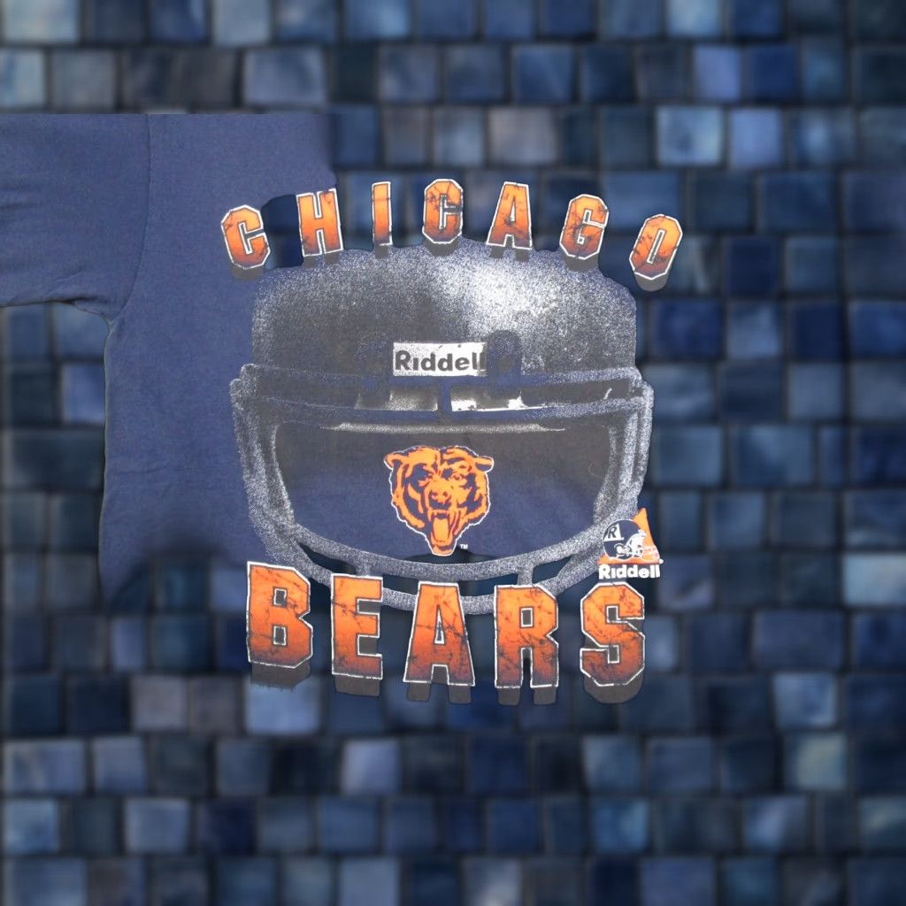 Riddell VINTAGE 1996 Chicago Bears NFL Riddell Single Stitch T-Shirt Mens SZ L USA Made Size US L / EU 52-54 / 3 - 1 Thumbnail