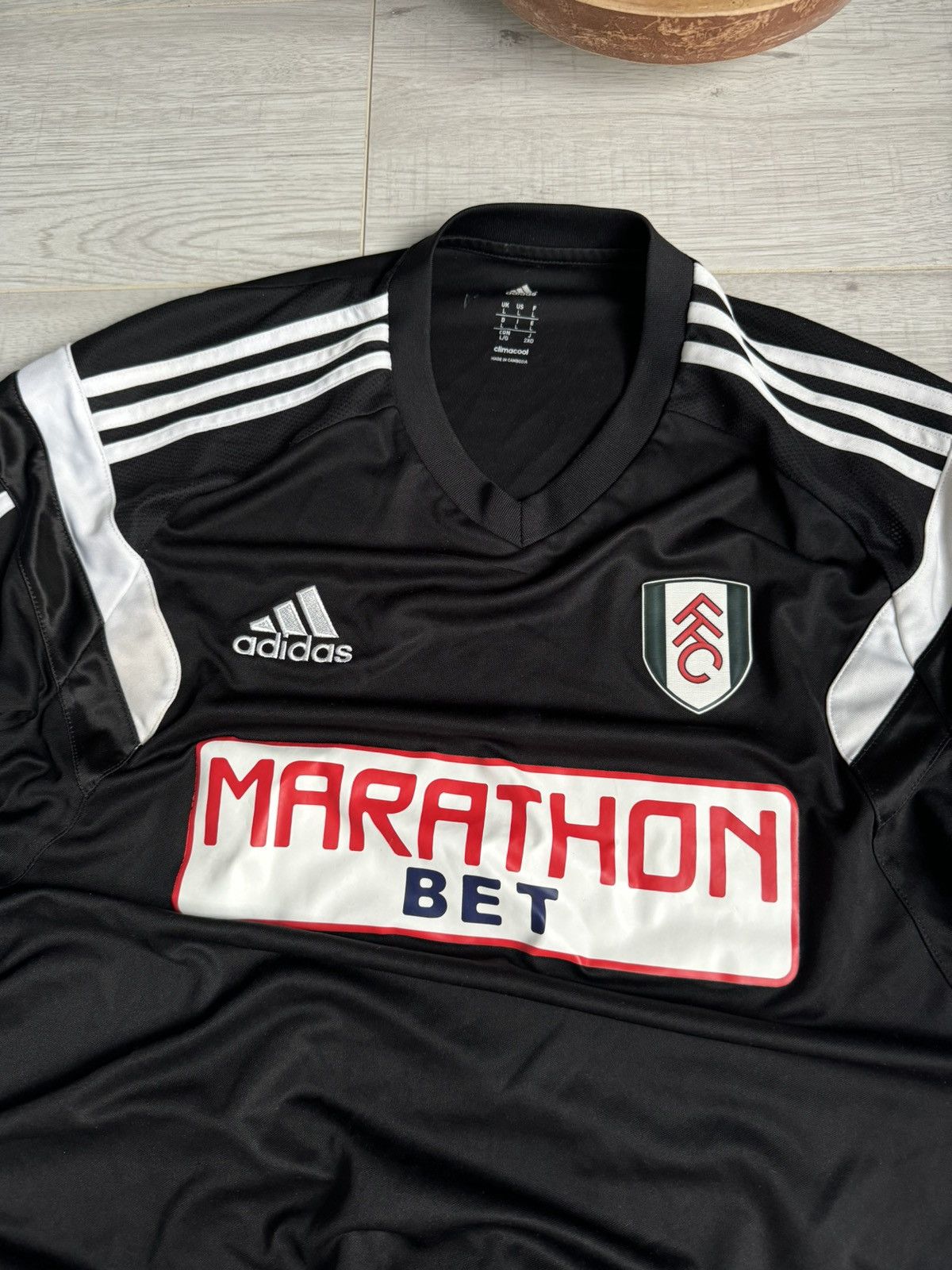 Adidas × Vintage Vintage Adidas Fulham soccer jersey shirt 2014 kit Size US L / EU 52-54 / 3 - 2 Thumbnail