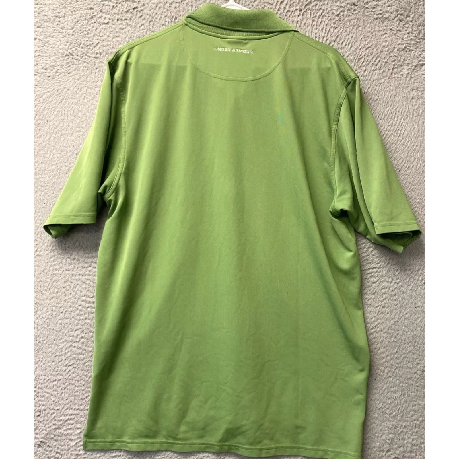 Under Armour Under Armour Polo Golf Mens L Shirt Green HeatGear Logo Preppy /82-93 Size US L / EU 52-54 / 3 - 7 Thumbnail