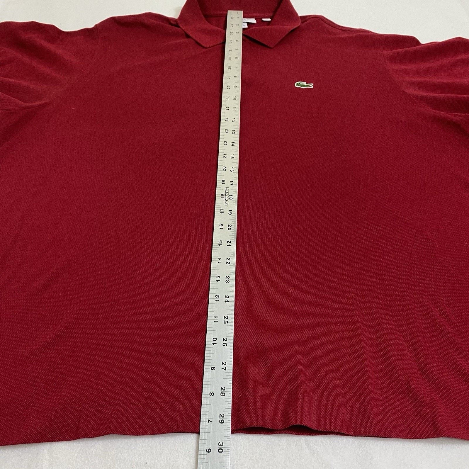 Lacoste Lacoste Men's Short Sleeve Pique Polo Shirt Red US 4XL Size US XXL / EU 58 / 5 - 4 Thumbnail