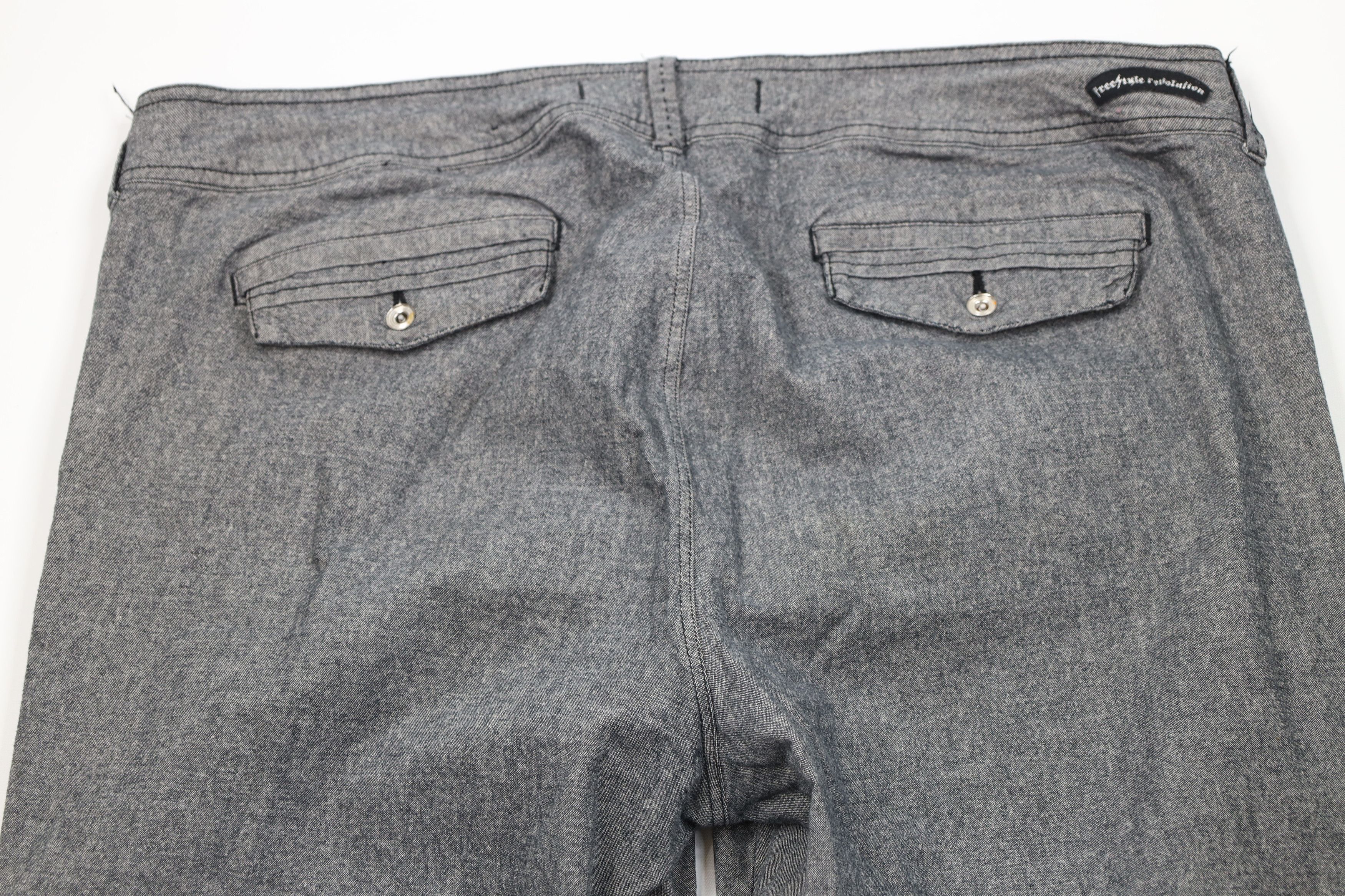 Vintage Vintage Y2K Babydoll Thick Stitch Stretch Bell Bottoms Jeans Size 24" / US 00 / IT 34 - 13 Thumbnail