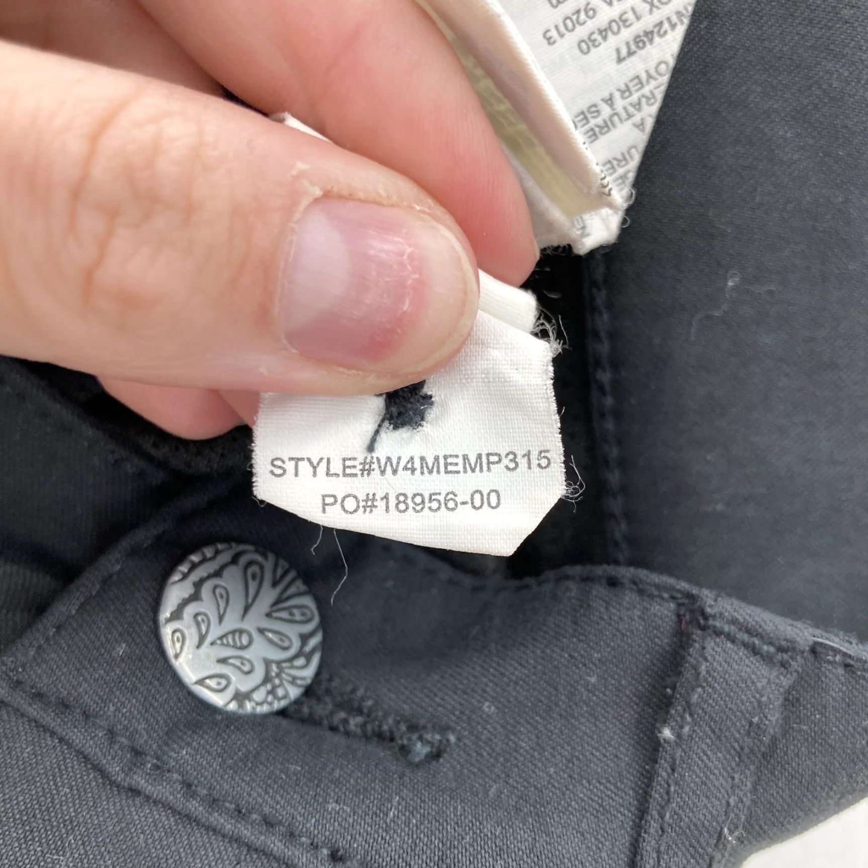 Prana prAna Meme Pants Womens 0 Black Skinny Stretch Nylon Cargo Utility Outdoor Hike Size 25" / US 0 / IT 36 - 6 Thumbnail
