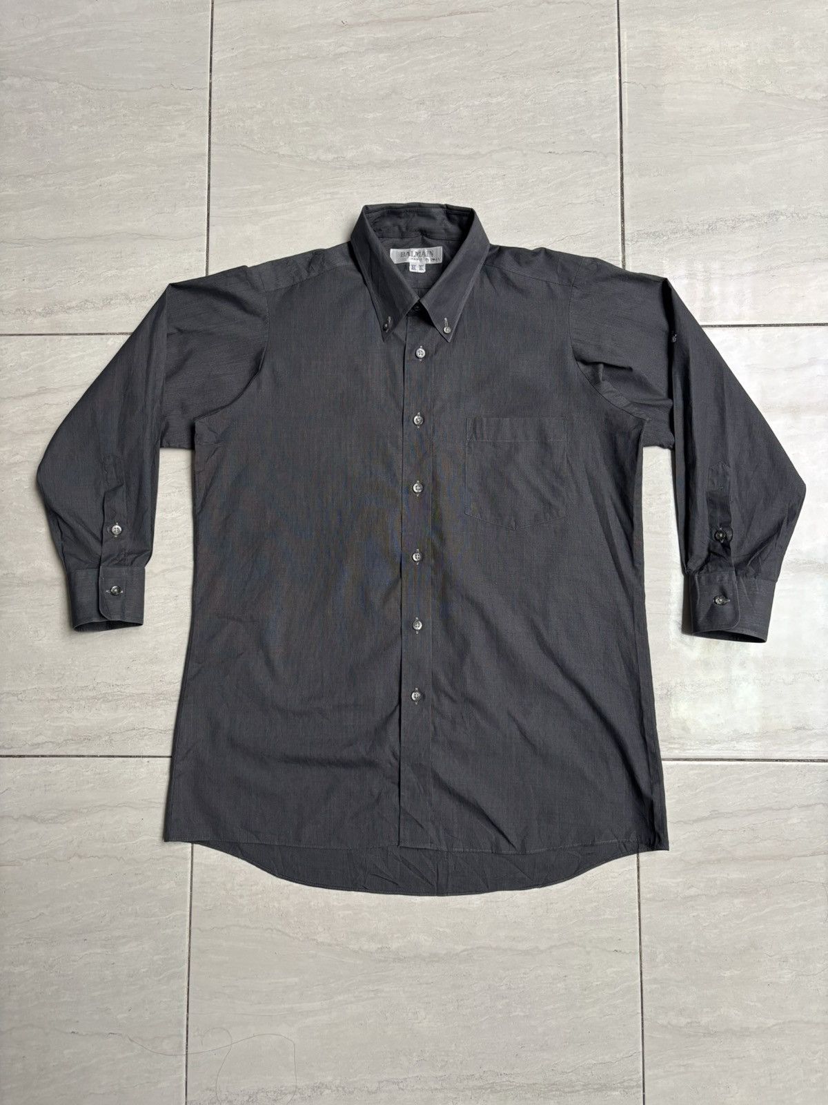 Balmain BALMAIN PARIS Grey Shirt Size US M / EU 48-50 / 2 - 6 Thumbnail