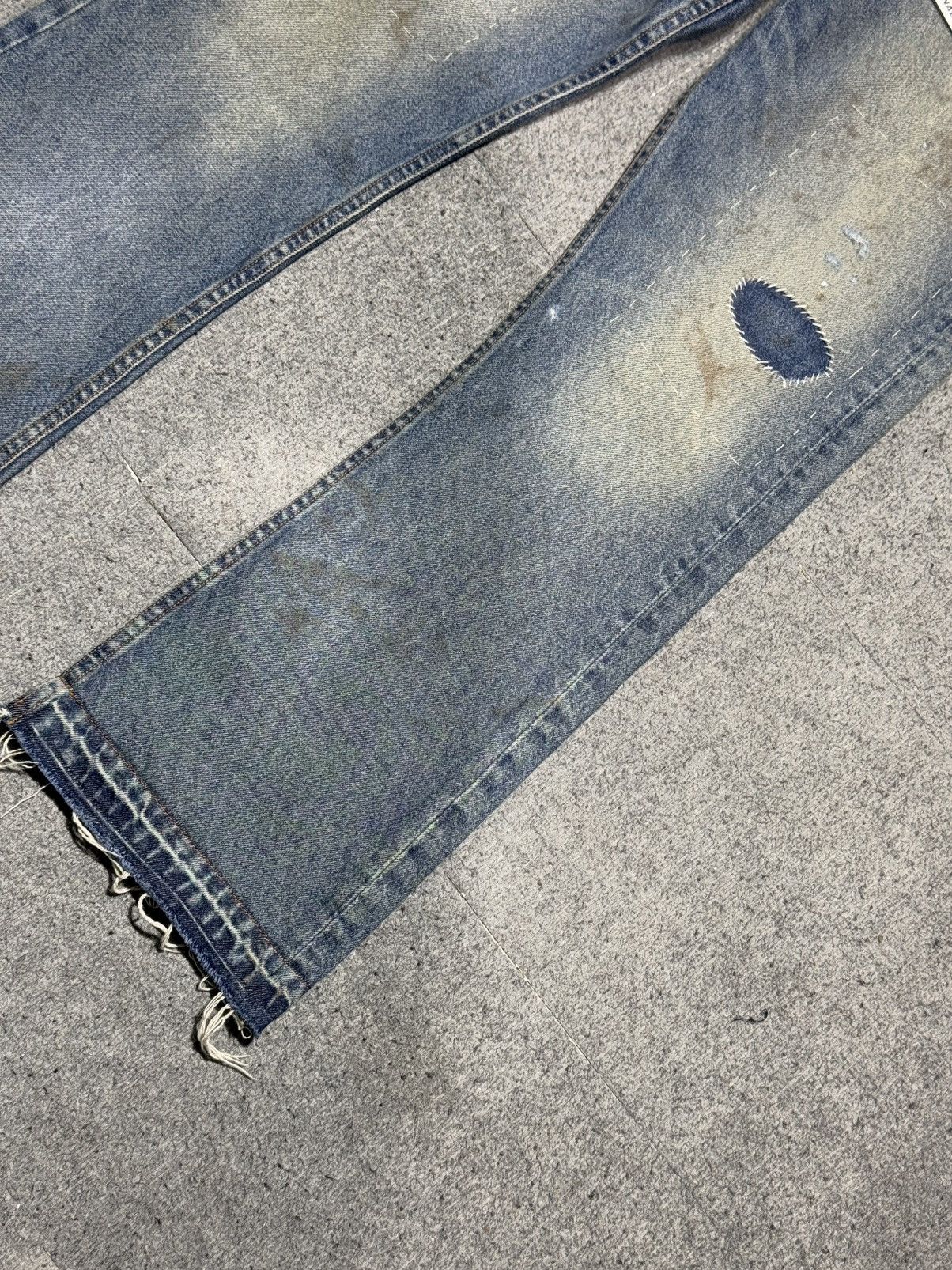 Enfants Riches Deprimes ERD - Hit & Run Straight- Appliquéd Distressed Jeans Size US 34 / EU 50 - 4 Thumbnail