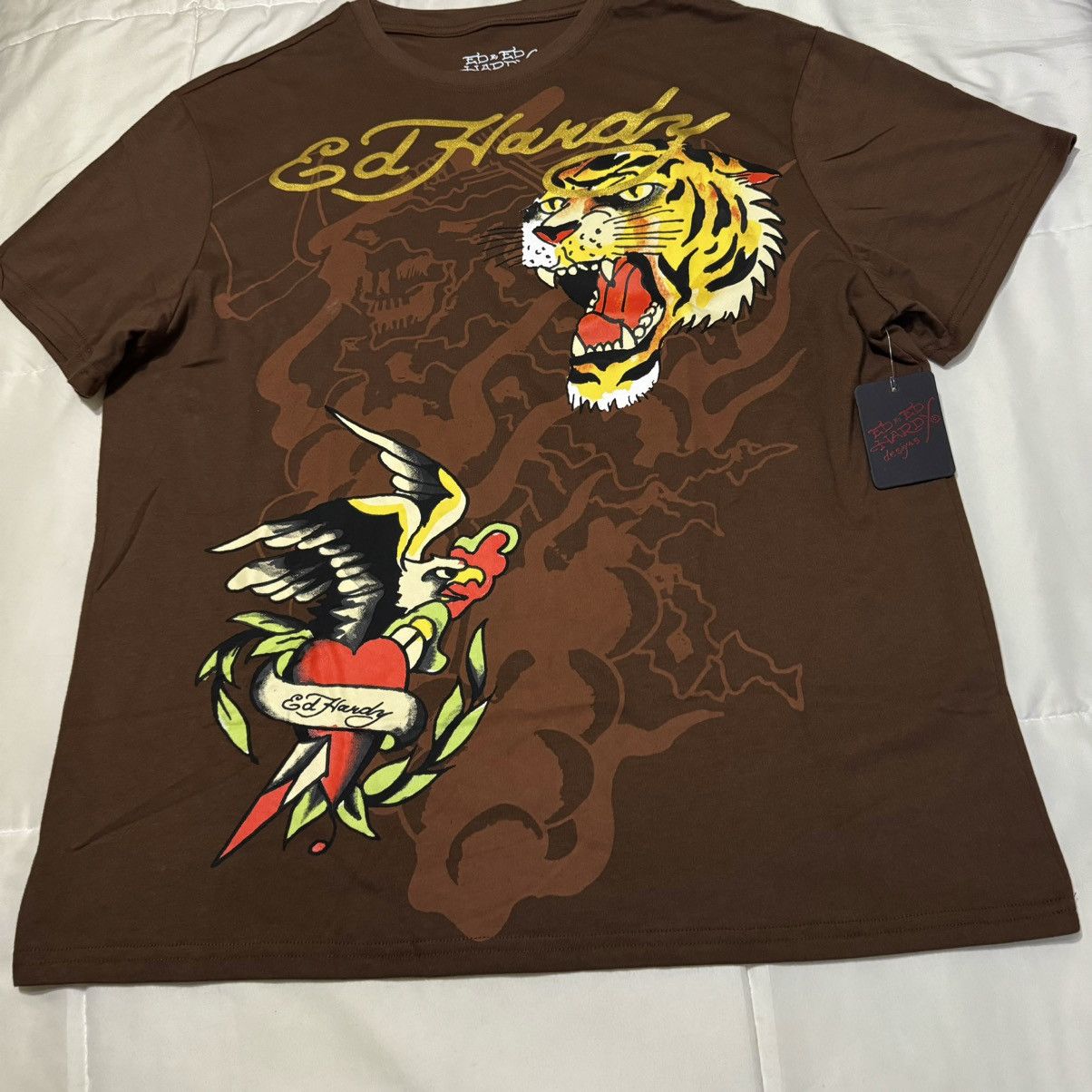 Ed Hardy Vintage Ed Hardy Graphic Tee Shirt Size US L / EU 52-54 / 3 - 3 Thumbnail