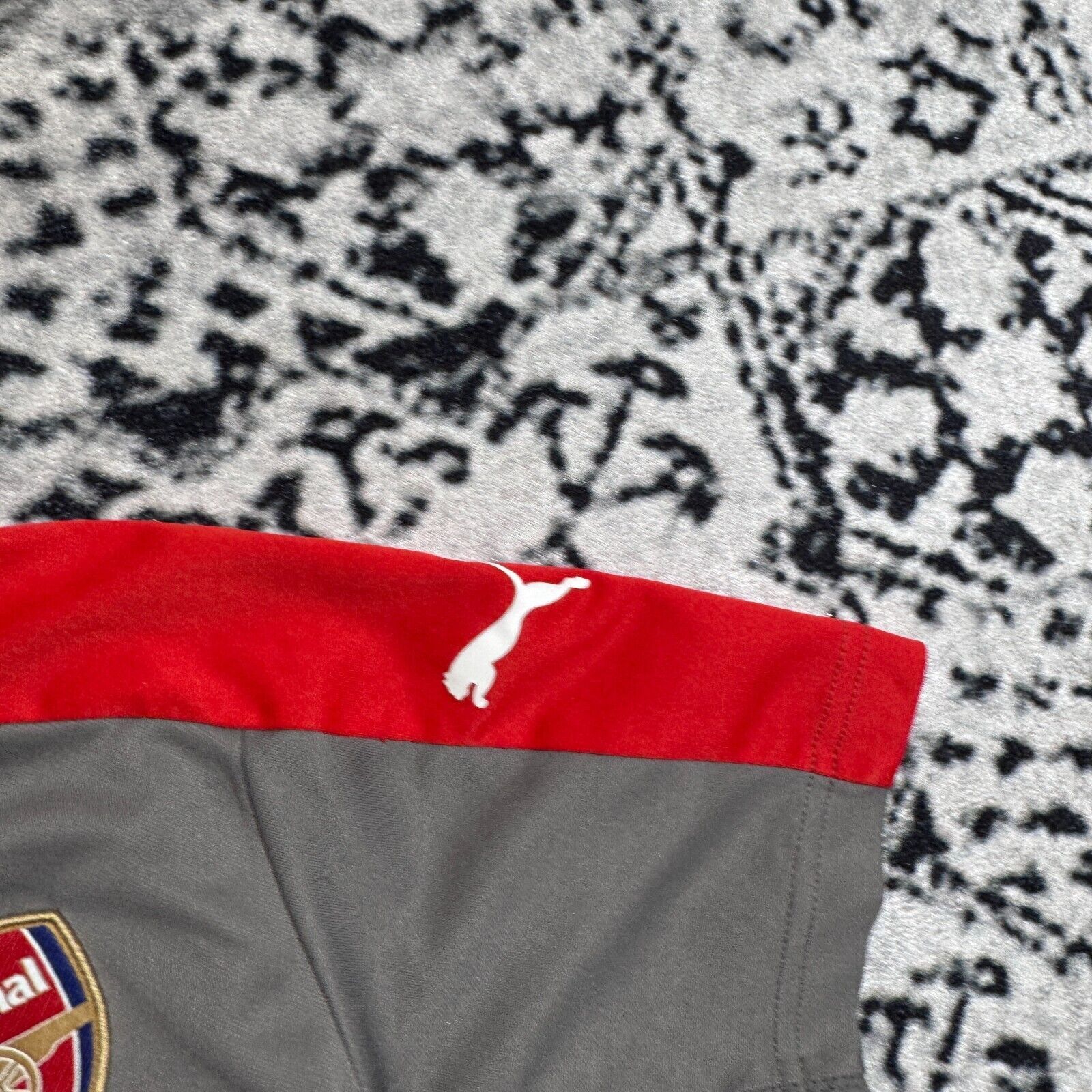 Puma × Vintage Vintage Puma Gray Polyester Jersey T-Shirt Size XS Arsenal Size US XS / EU 42 / 0 - 6 Thumbnail