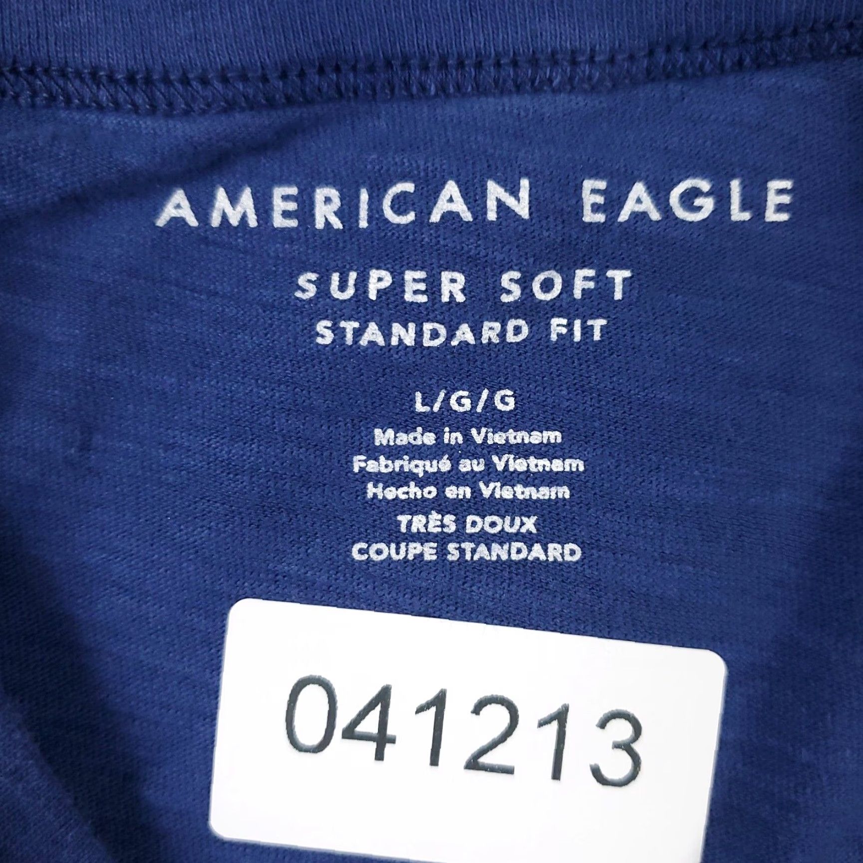American Eagle Outfitters American Eagle Outfitters T-Shirt Mens Large Blue Casual Short Sleeve Classic Sports Size US L / EU 52-54 / 3 - 6 Thumbnail