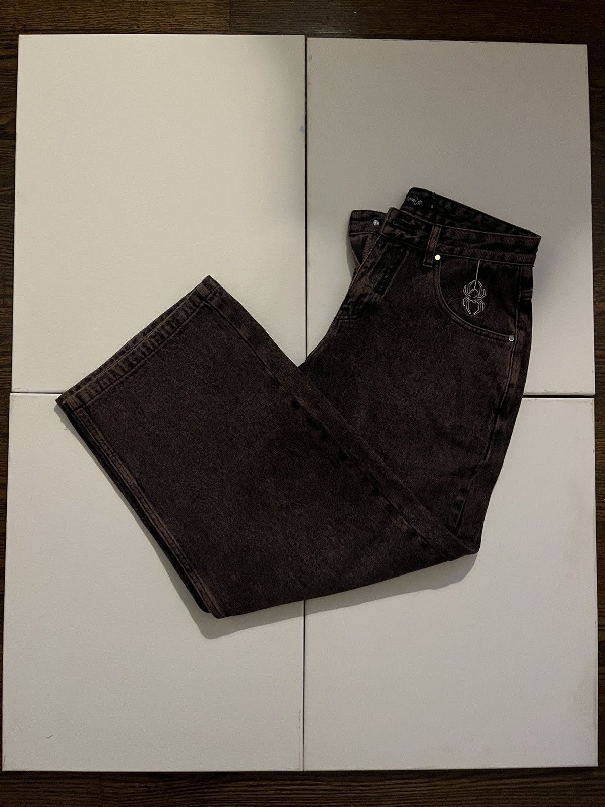 Other Channel 97 Rust Wide Leg Denim Size US 30 / EU 46 - 4 Thumbnail