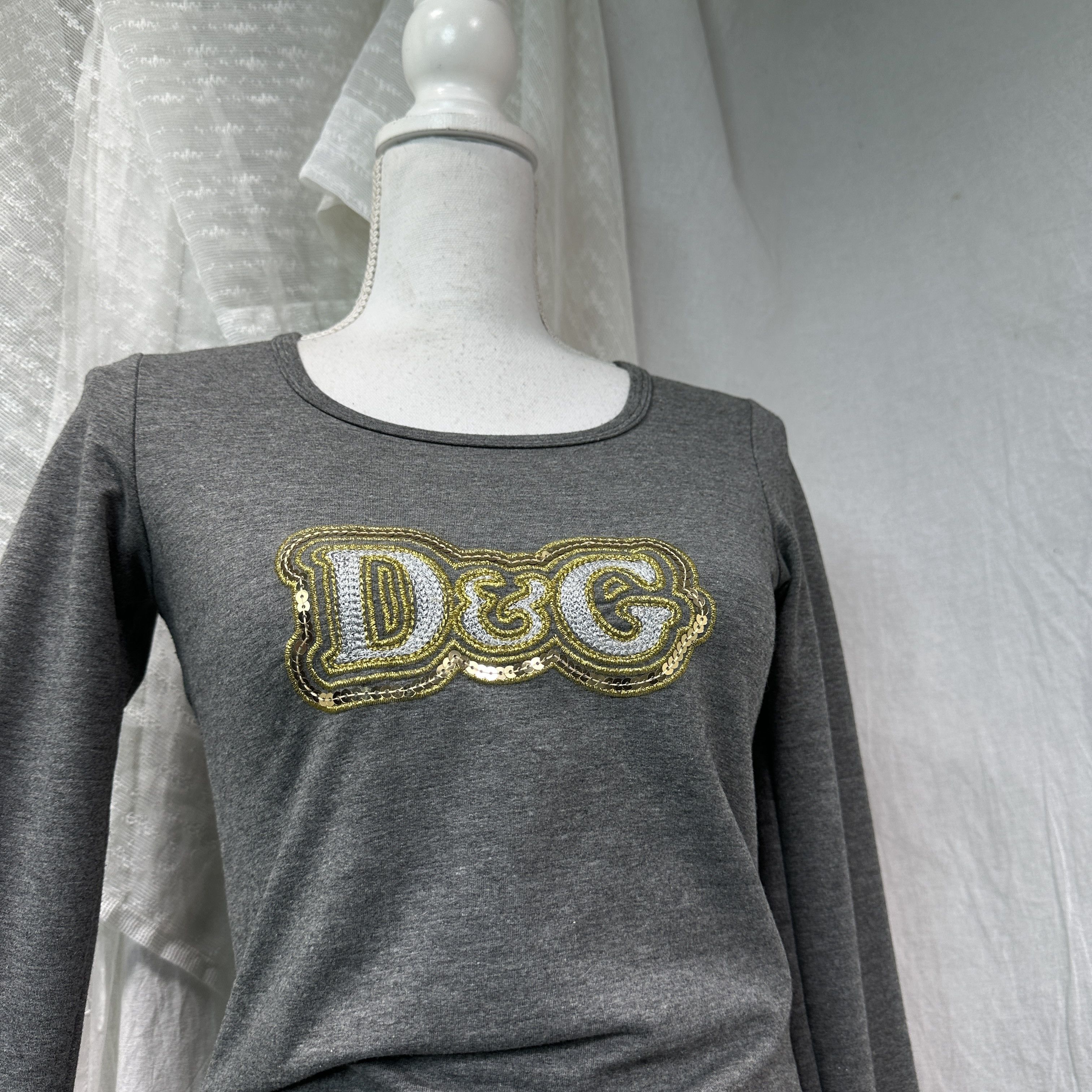 Dolce & Gabbana Vintage Old Money Streetwear Dolce & Gabbana Longsleeve 00s Size M / US 6-8 / IT 42-44 - 6 Thumbnail