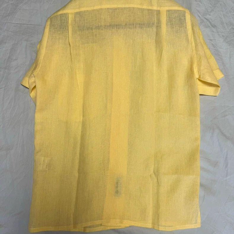 Loro Piana LORO PIANA Men's Federico linen shirt Size US XS / EU 42 / 0 - 4 Thumbnail
