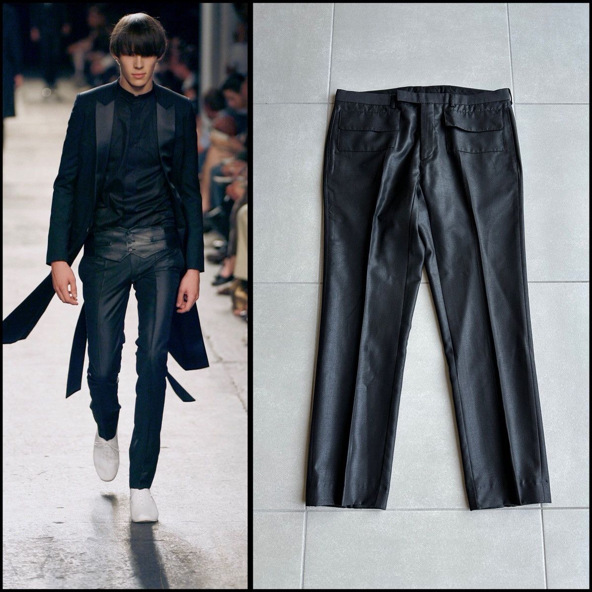 Dior × Hedi Slimane Dior Homme SS07 Super Slender Stretch Pants