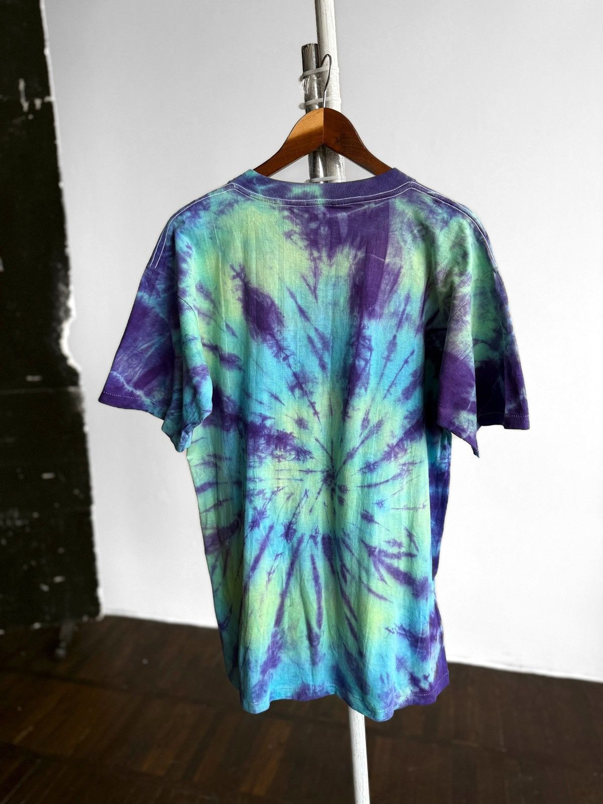Other Vintage Mens Tie Dye Native American Indian Aztec T-Shirt Size US L / EU 52-54 / 3 - 2 Thumbnail