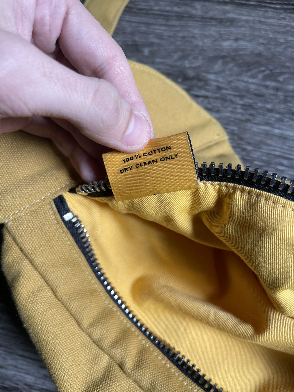 Gallery Dept. Gallery Dept. Yellow Canvas Travel Bumbag Sack Size ONE SIZE - 13 Thumbnail