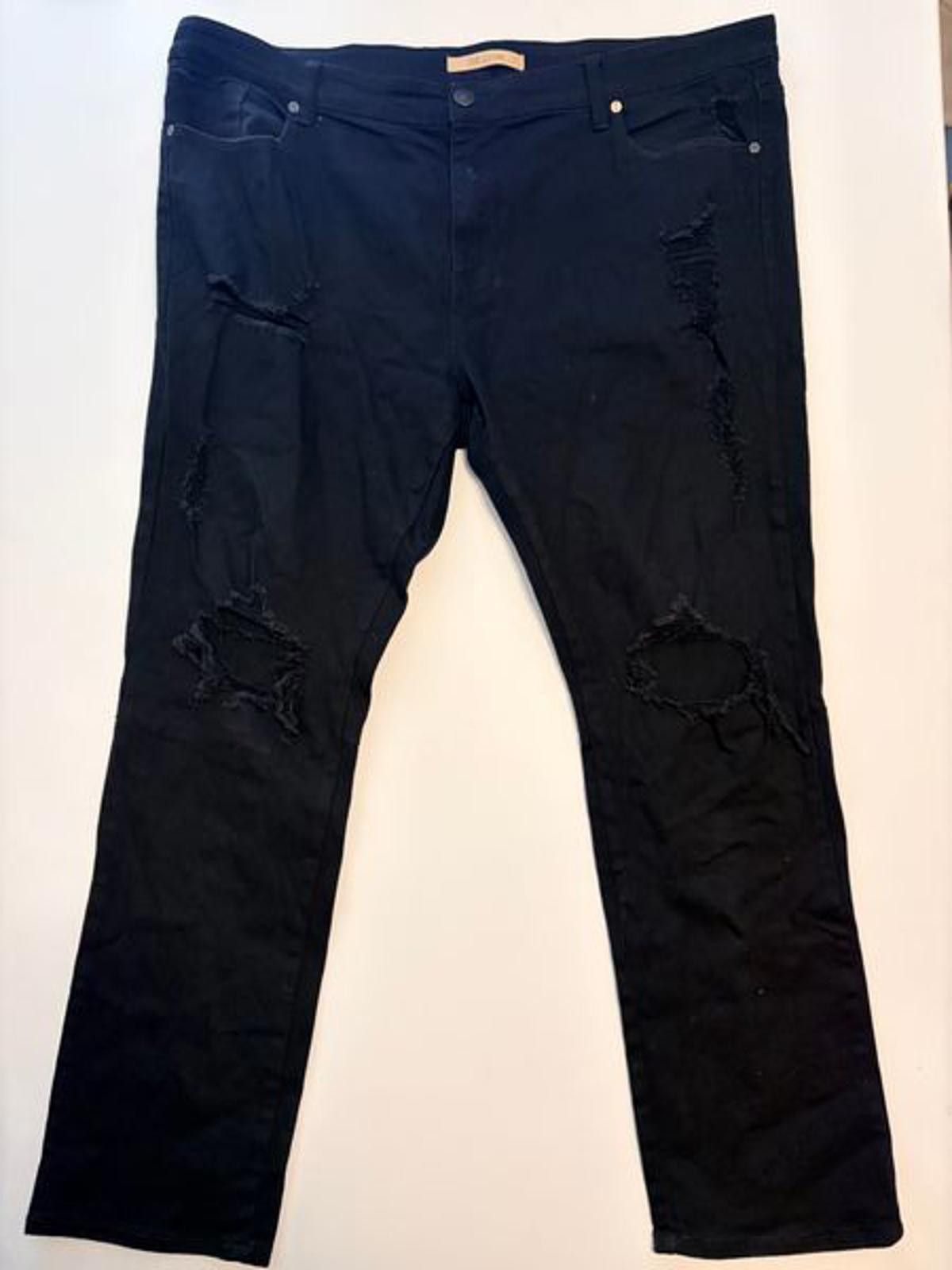 Other Odd Culture Men's Black Distresed Biker Jeans (Size 44x32) Size US 44 / EU 60 - 1 Thumbnail