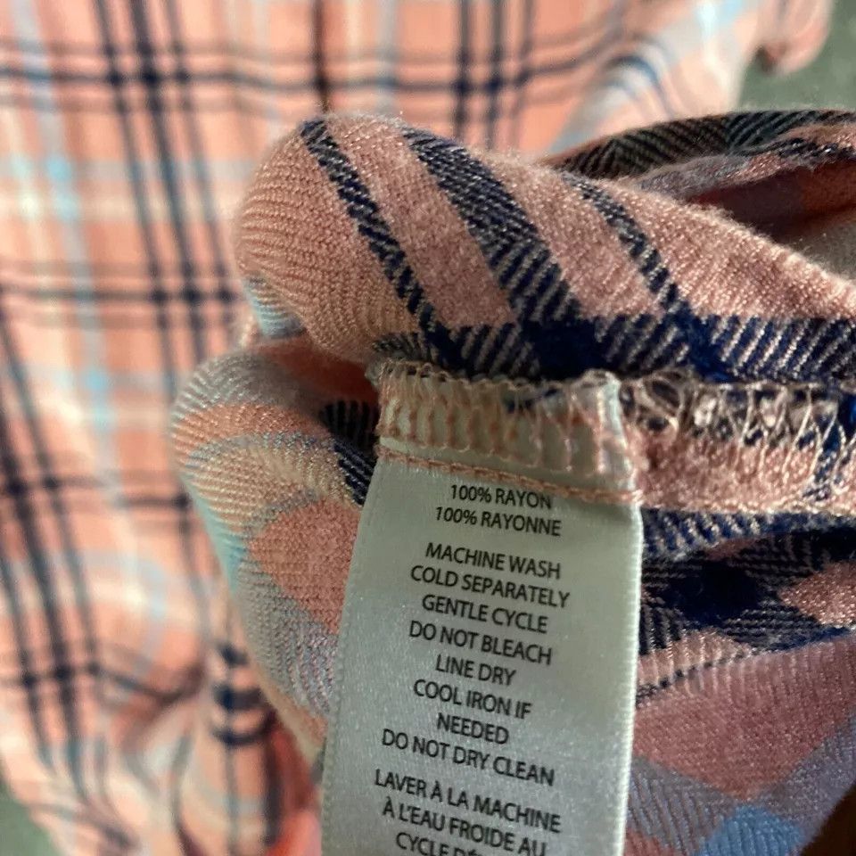 Other Beach Lunch Lounge Button Up Top Women's Small Plaid S Size S / US 4 / IT 40 - 6 Thumbnail