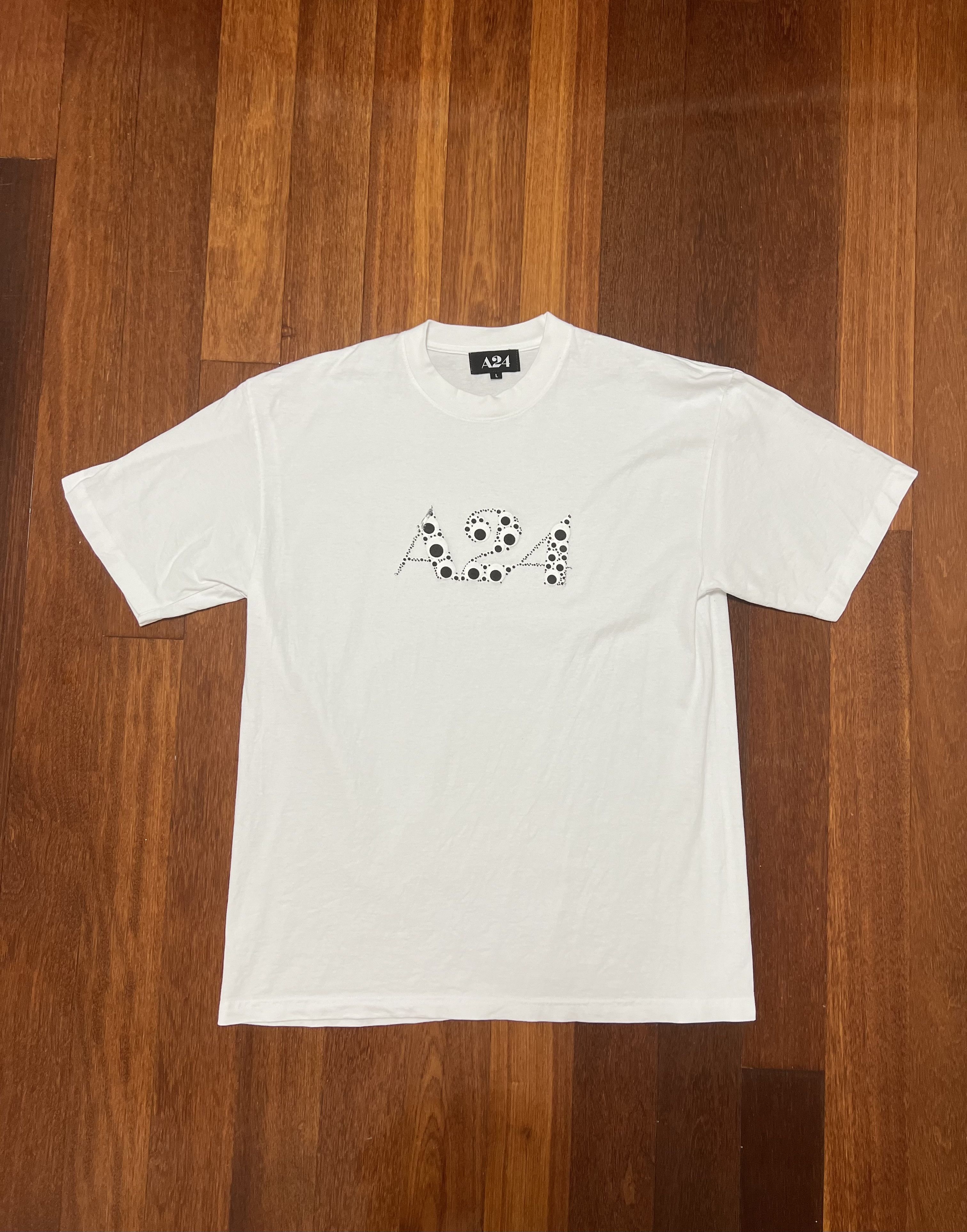 A24 💚 A24 Everything Everywhere All At Once Logo Tee White NEW Size US L / EU 52-54 / 3 - 1 Thumbnail