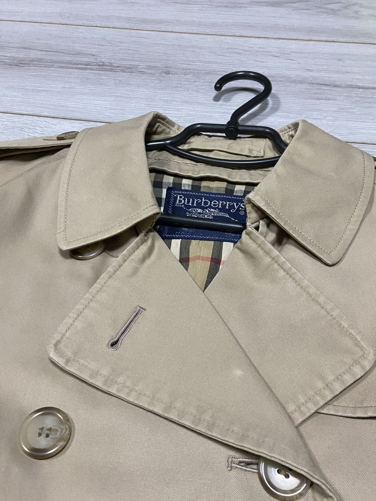 Burberry Burberry London England vintage nova check trench coat belt Size L / US 10 / IT 46 - 6 Thumbnail