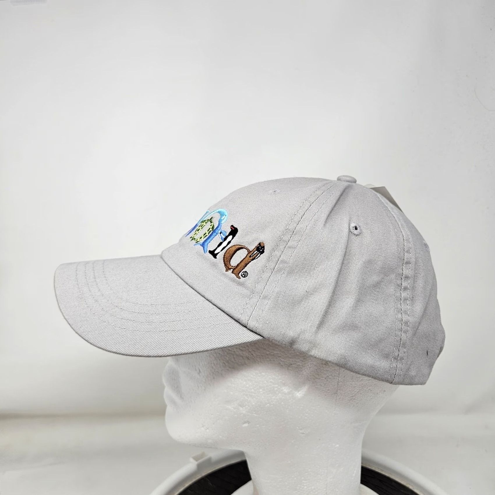 Vintage Seaworld Hat Baseball Cap Strapback Dad Outdoor NWT Gray One Size Men Adjustable Size ONE SIZE - 5 Thumbnail