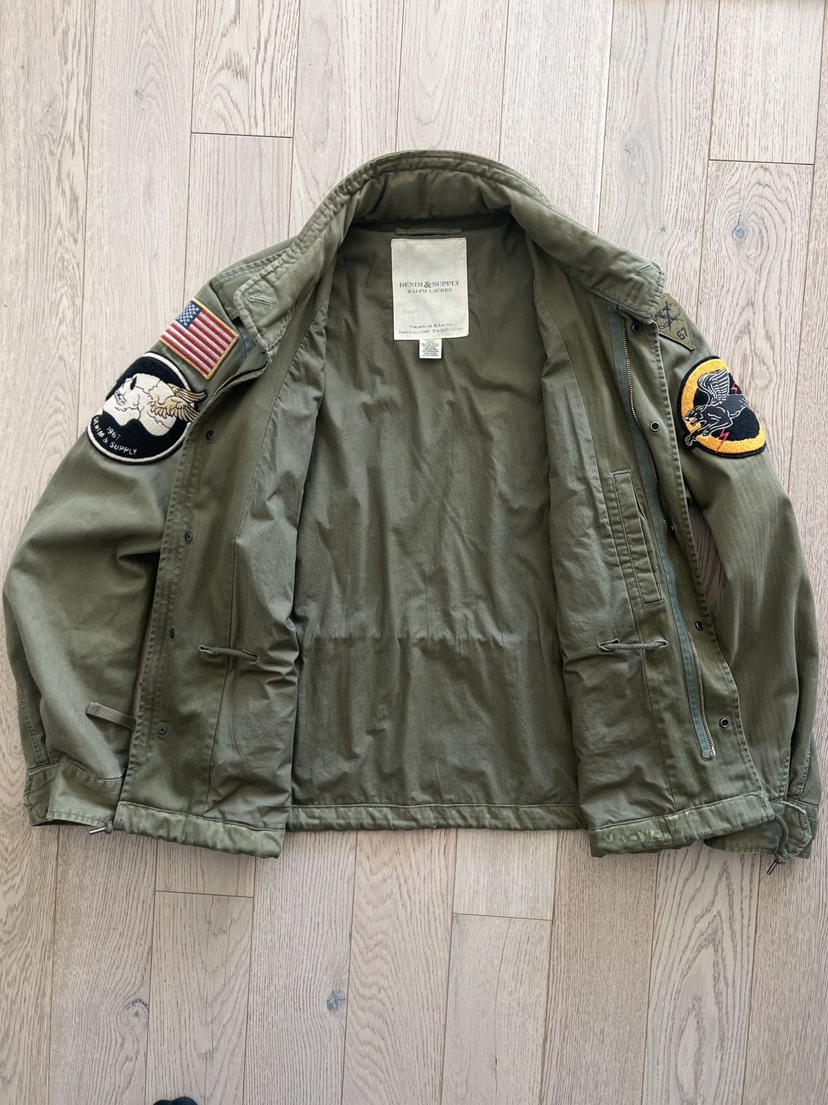 Denim & Supply Ralph Lauren Ralph Lauren military jacket M-65 Skull patch Size US XL / EU 56 / 4 - 3 Thumbnail