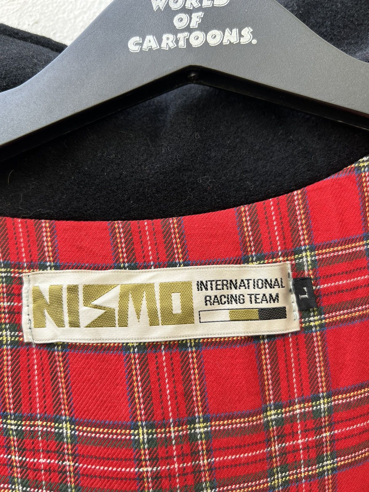 Japanese Brand VTG 90s NISMO International Racing Black Wool Duffel Jacket Size US L / EU 52-54 / 3 - 13 Thumbnail