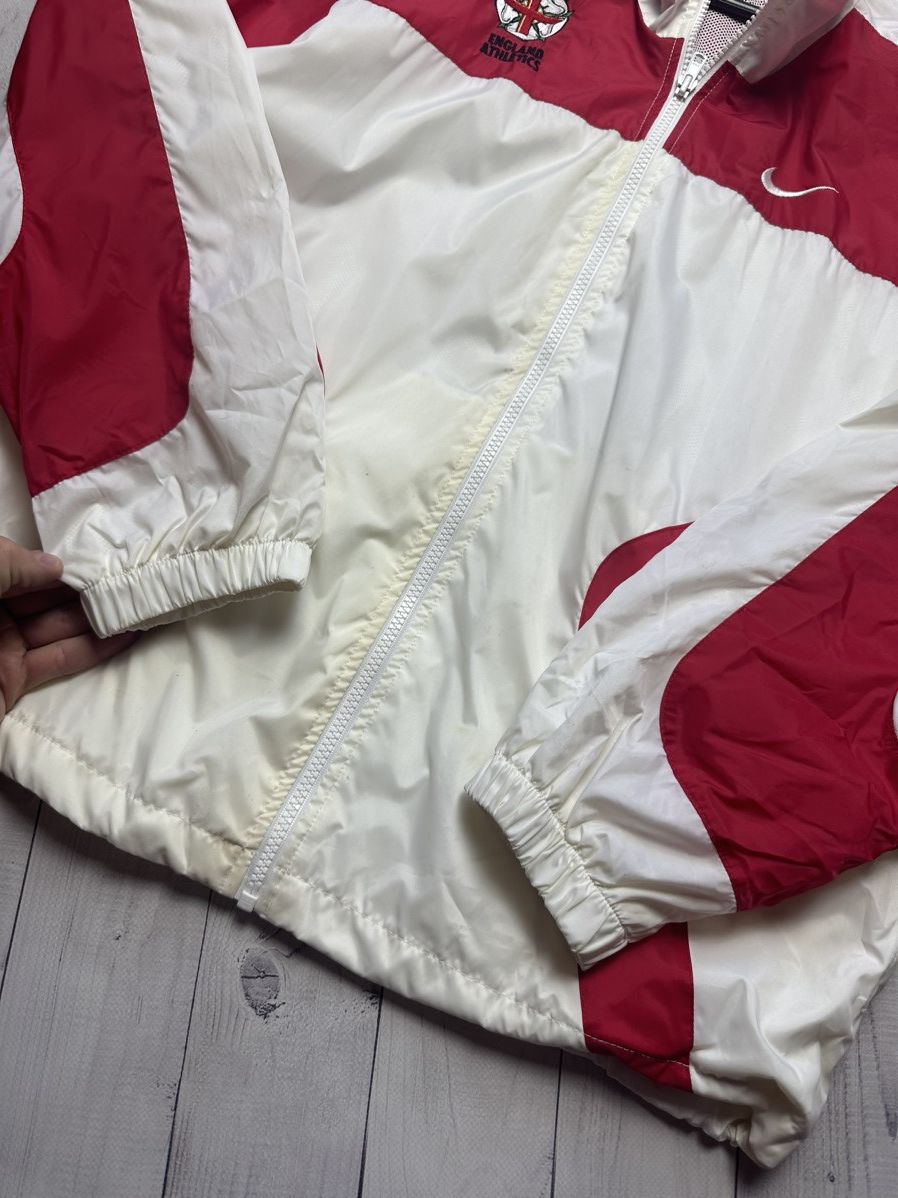 Vintage Vintage Nike England Athletics track jacket size S rare Size US S / EU 44-46 / 1 - 8 Thumbnail