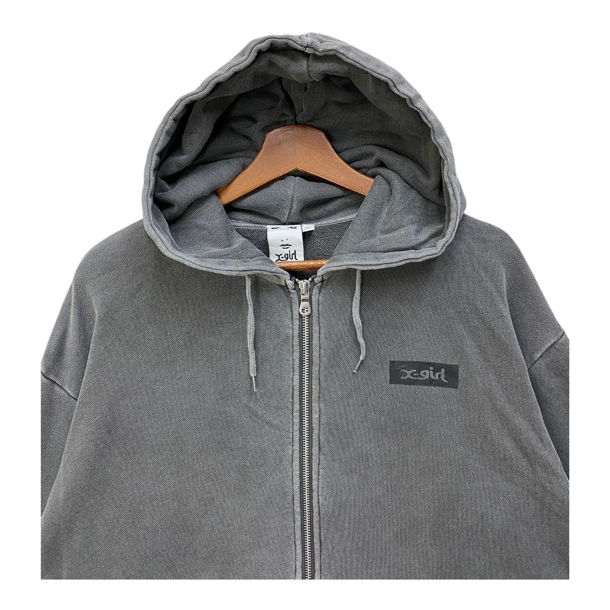 X-Girl X-Girl Hoodie Fullzip Big Spellout Size Medium Size M / US 6-8 / IT 42-44 - 2 Thumbnail