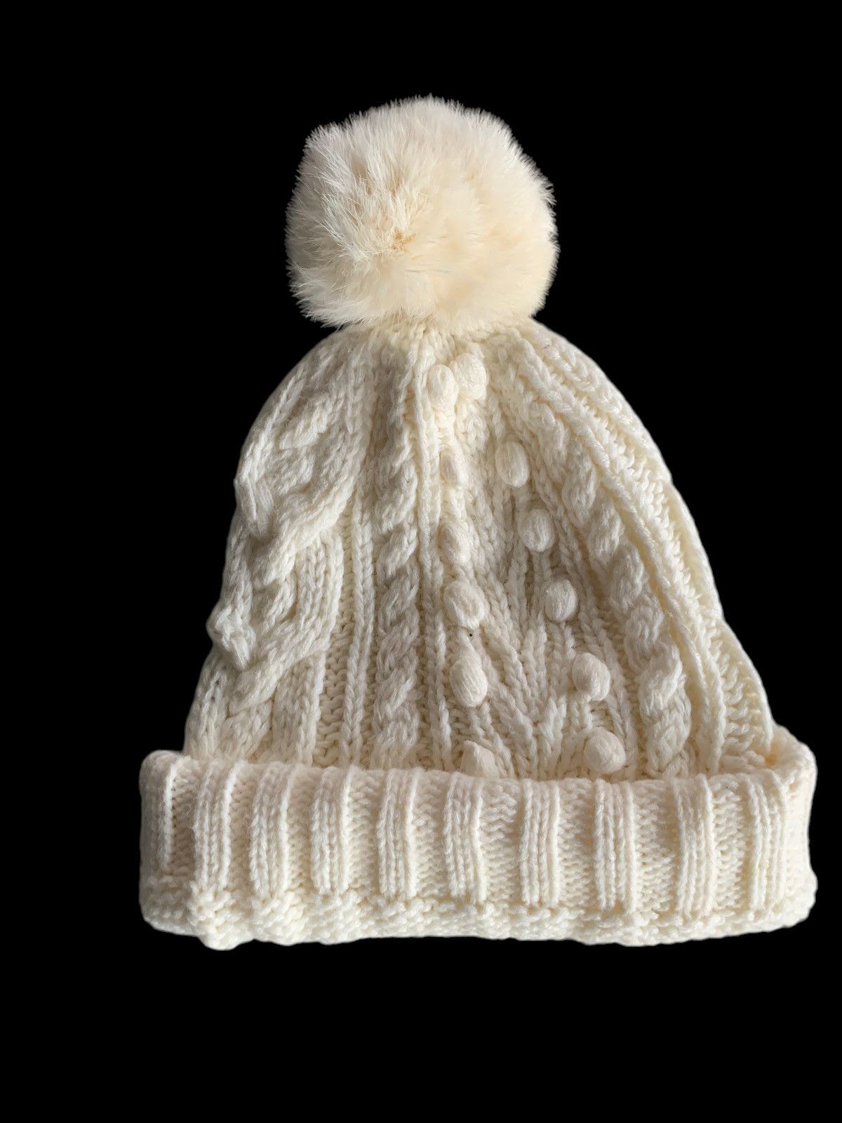 Japanese Brand × Vintage Knitted Crochet Rare Beanie Hats Size ONE SIZE - 5 Thumbnail