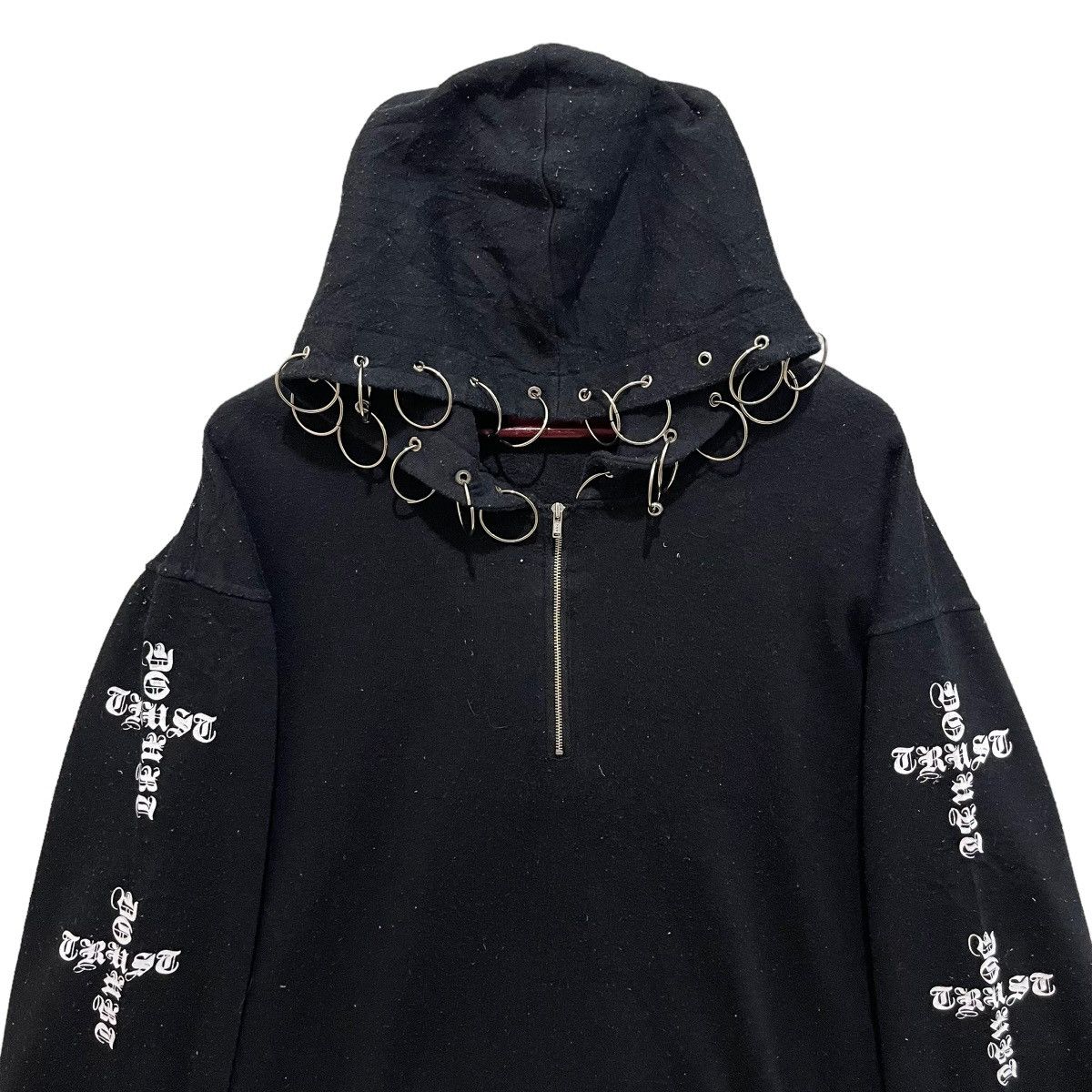 Japanese Brand Chrome Hearts Design Cross Logo Hoodie Size US XL / EU 56 / 4 - 2 Thumbnail