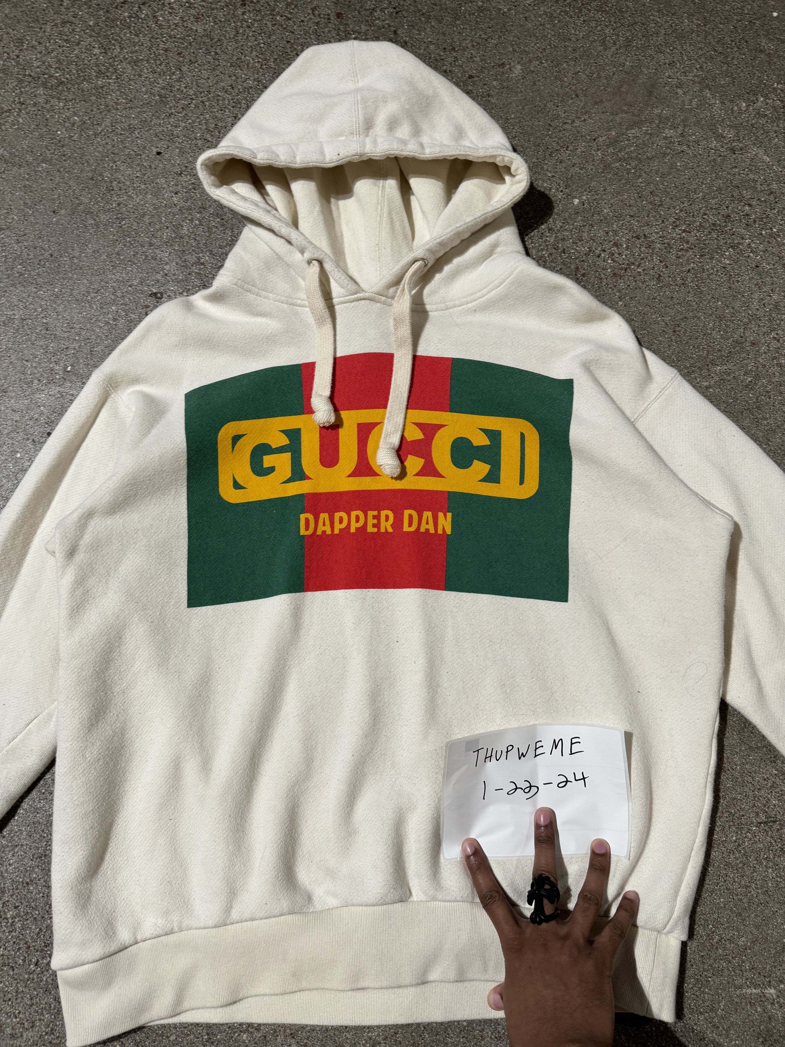 Gucci hoodie dapper dan best sale