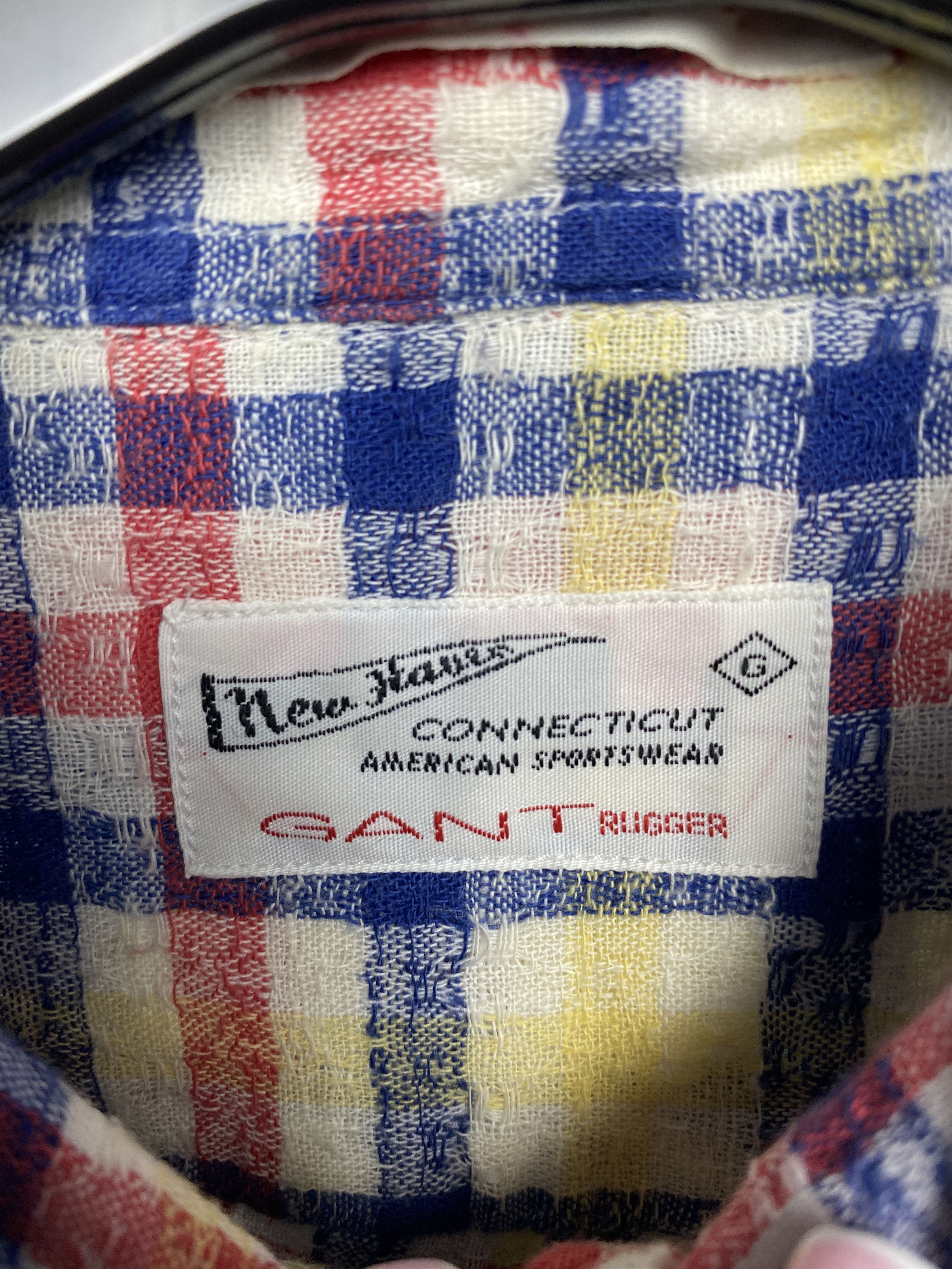 Gant Gant Vintage Mens Linen Crepe Long Sleeve Shirt Size US S / EU 44-46 / 1 - 3 Thumbnail