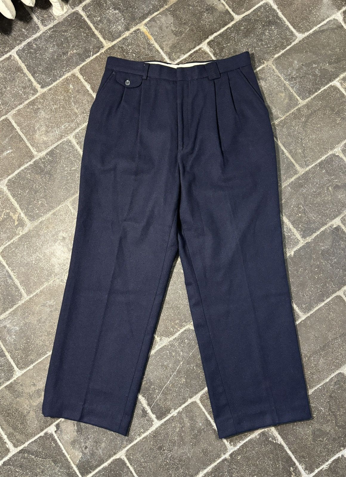 Japanese Brand Korean Designer Vintage ChaseCult Wool Trousers Double Pleat Size US 31 - 11 Thumbnail