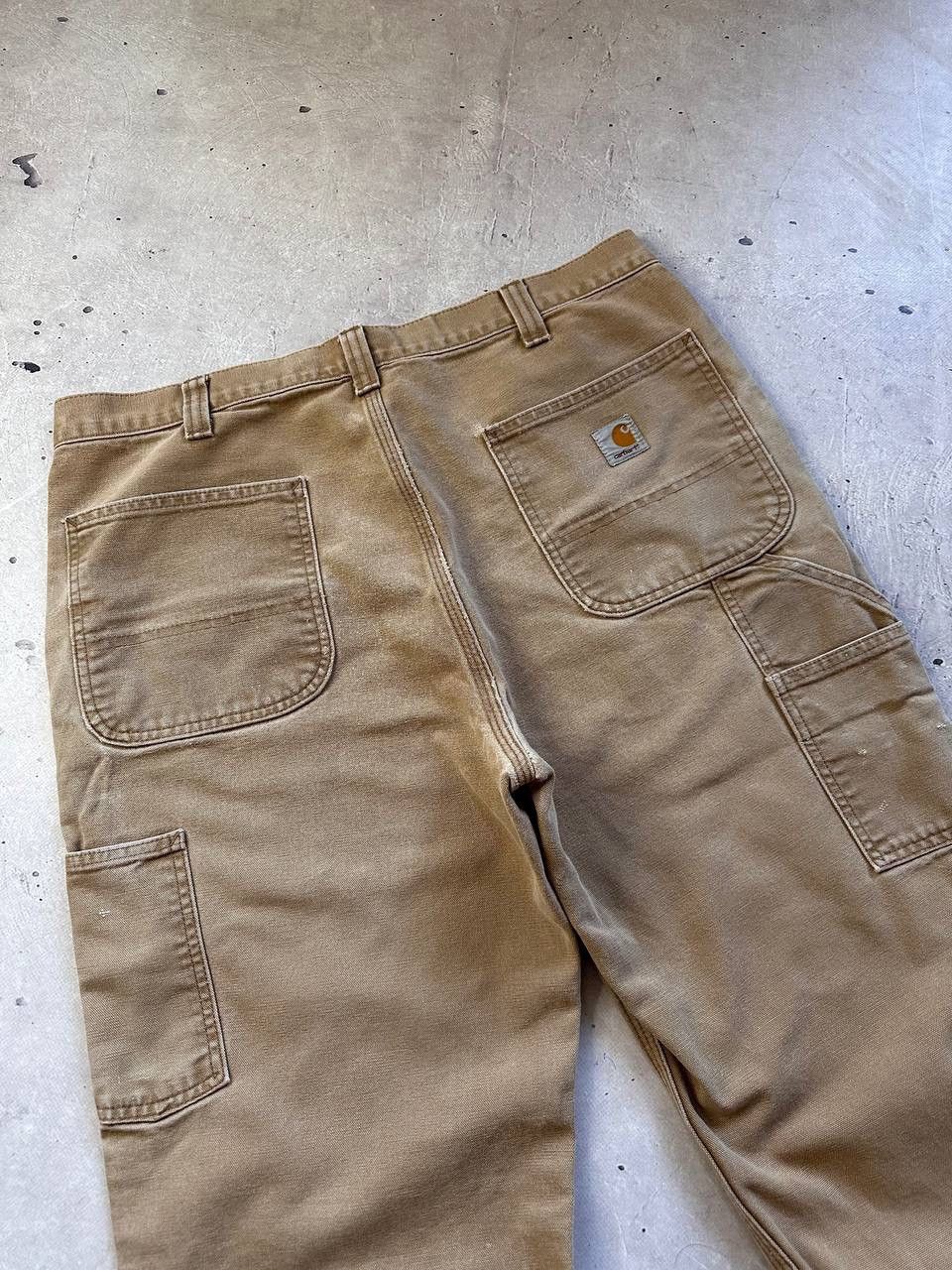 Carhartt × Vintage Carhartt Vintage Baggy Fit Faded Jeans Size US 34 / EU 50 - 5 Thumbnail