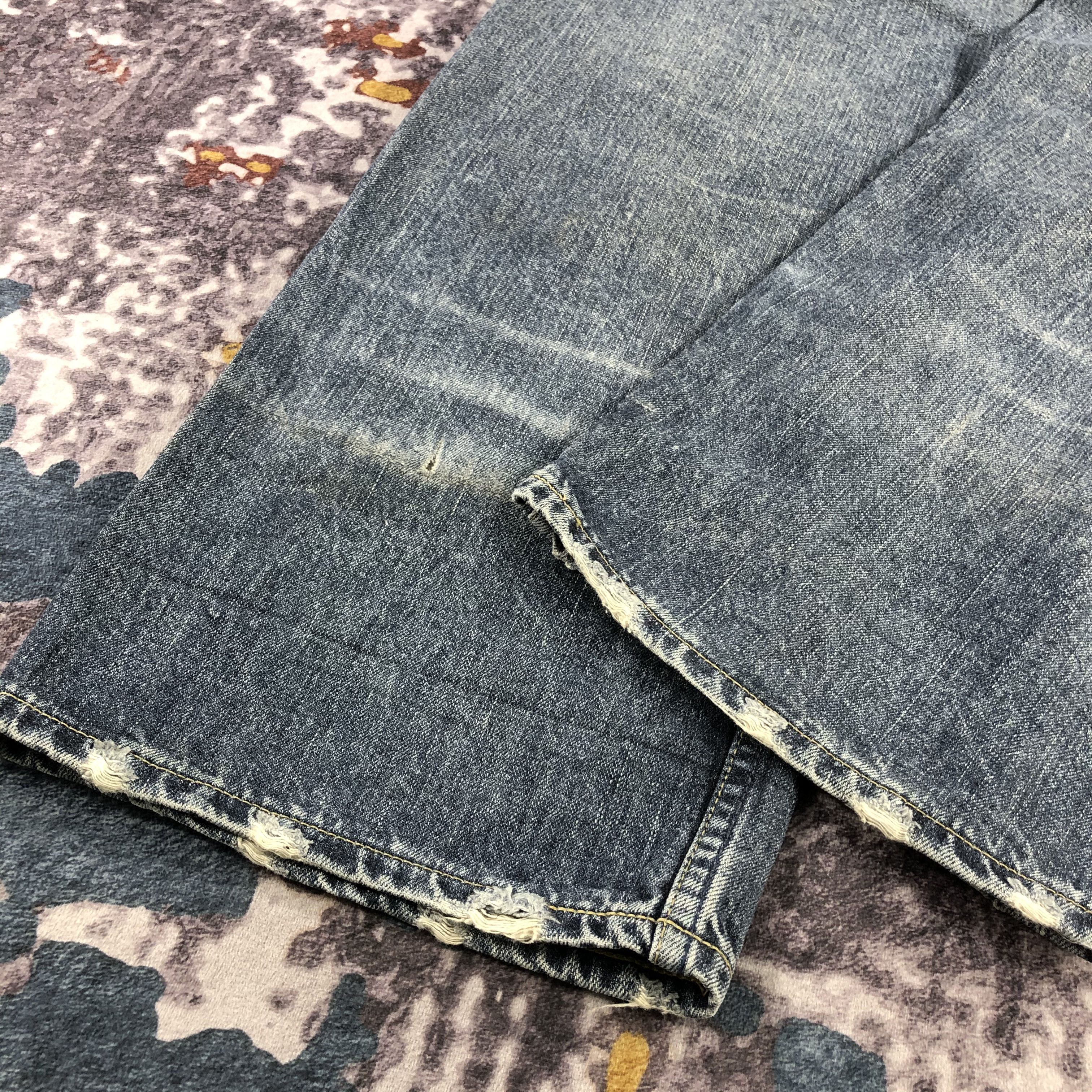 Levi's × Vintage 90s Vintage Blue Wash Levis 504 Jeans-JM2738 Size US 36 / EU 52 - 4 Thumbnail