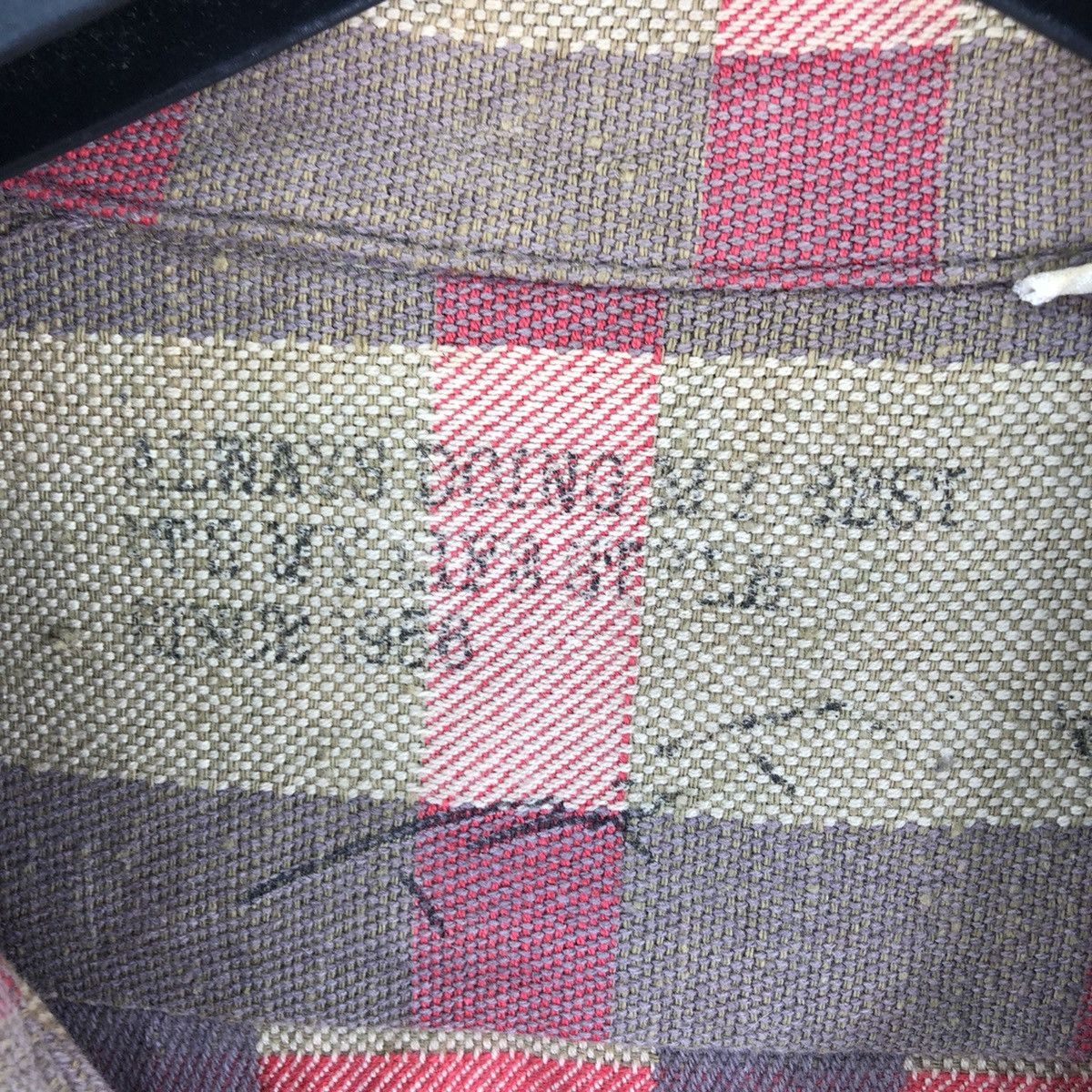 Flannel Vintage 80's Flannel Double Flap Pocket Checker by BORG Size US L / EU 52-54 / 3 - 13 Thumbnail