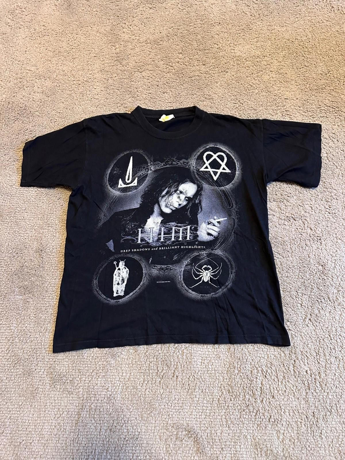 Other 2001 HIM Deep Shadows and Brilliant Highlights Band T-Shirt Size US XL / EU 56 / 4 - 1 Thumbnail
