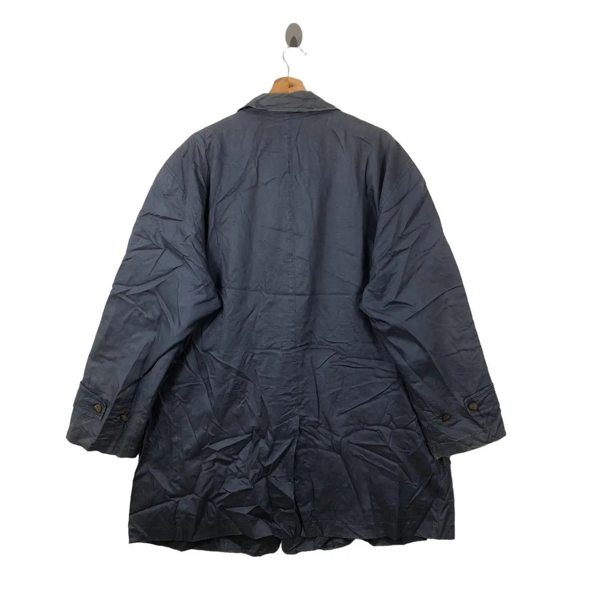 Burberry Vtg 90’ BURBERRY LONDON PRORSUM Striped Trench Coat Parka Size US XXL / EU 58 / 5 - 3 Thumbnail