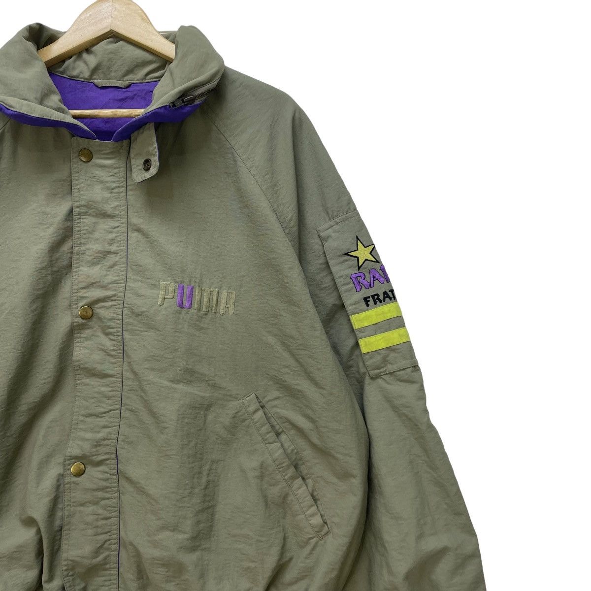 Puma × Vintage Vintage 90s Puma Rafting Fraternity Jacket Size US L / EU 52-54 / 3 - 4 Thumbnail