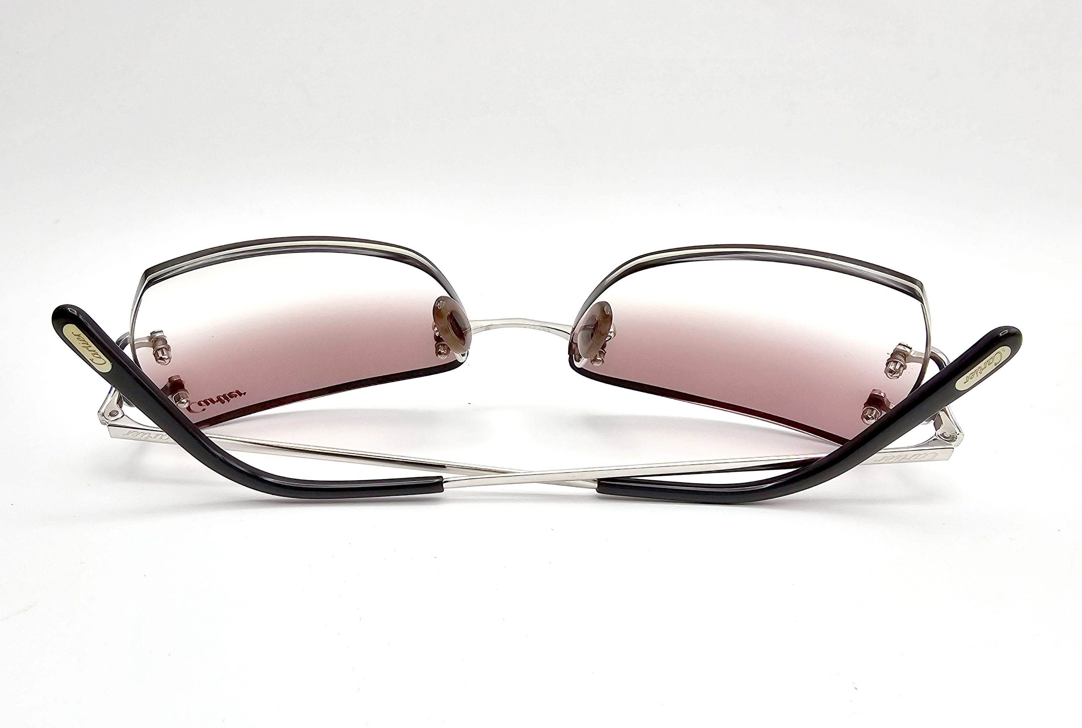Cartier Cartier Big C Occhiali Silver Sunglasses Size ONE SIZE - 10 Thumbnail