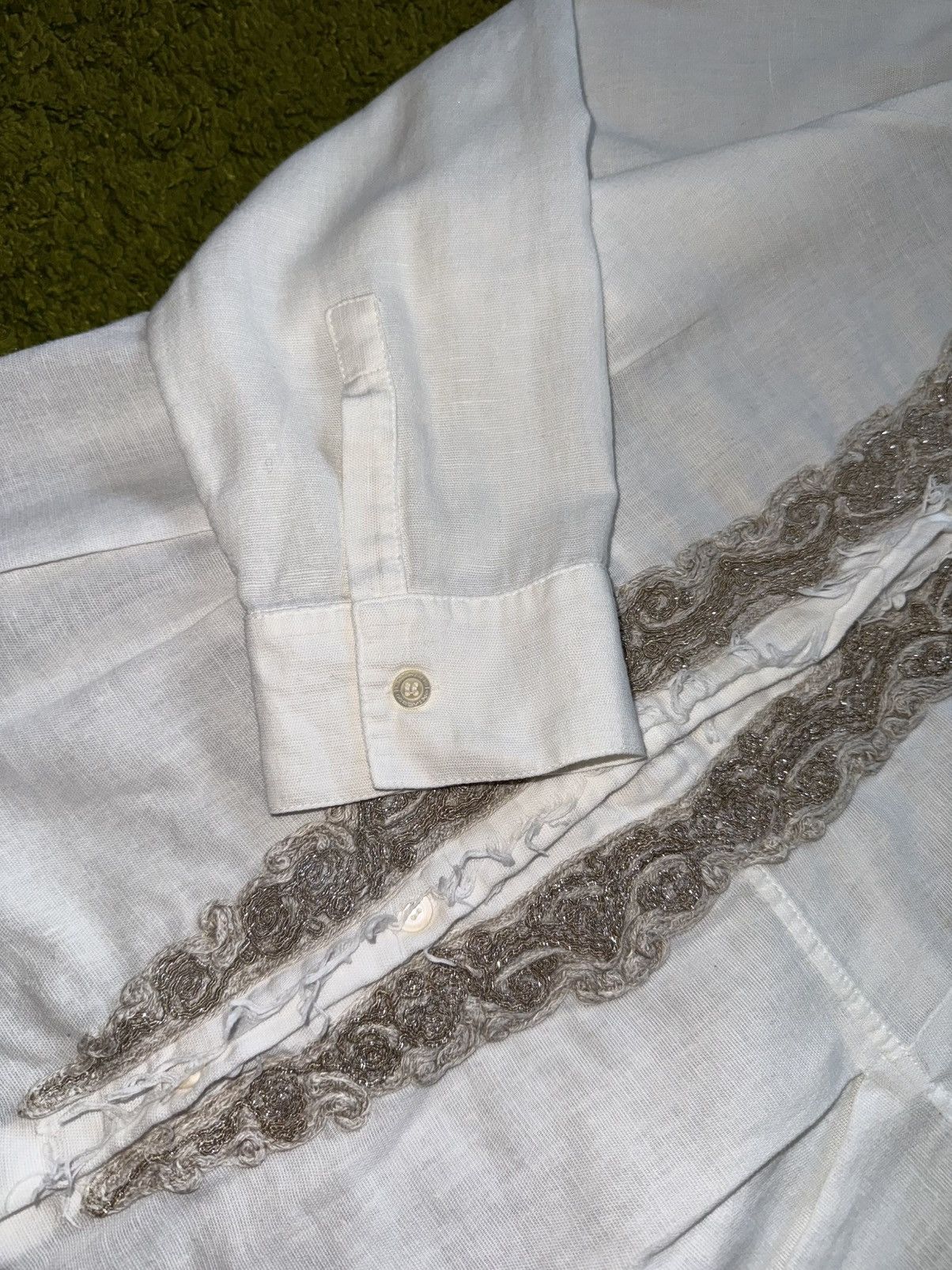 Ermanno Scervino Ermanno Scervino luxury linen blouse shirt Size M / US 6-8 / IT 42-44 - 3 Thumbnail