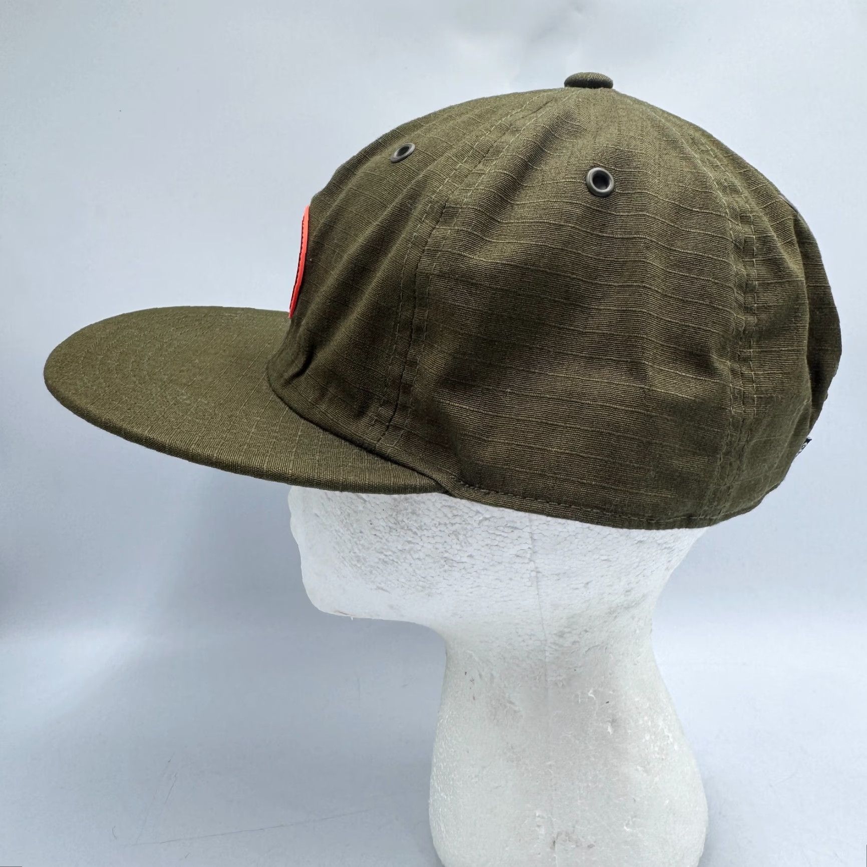 Converse Converse Mountain Club Olive Green Hat Strapback Adjustable Cap Mens OS Green Baseball Cap Adjustable Breathable Lightweight Size ONE SIZE - 2 Thumbnail