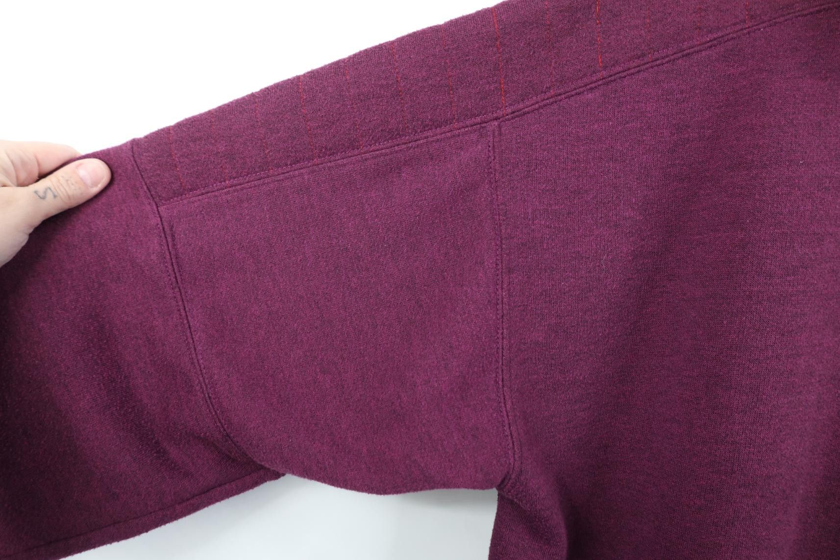 Vintage Vintage 90s Streetwear Collared Pullover Sweatshirt Purple Size US XL / EU 56 / 4 - 9 Thumbnail