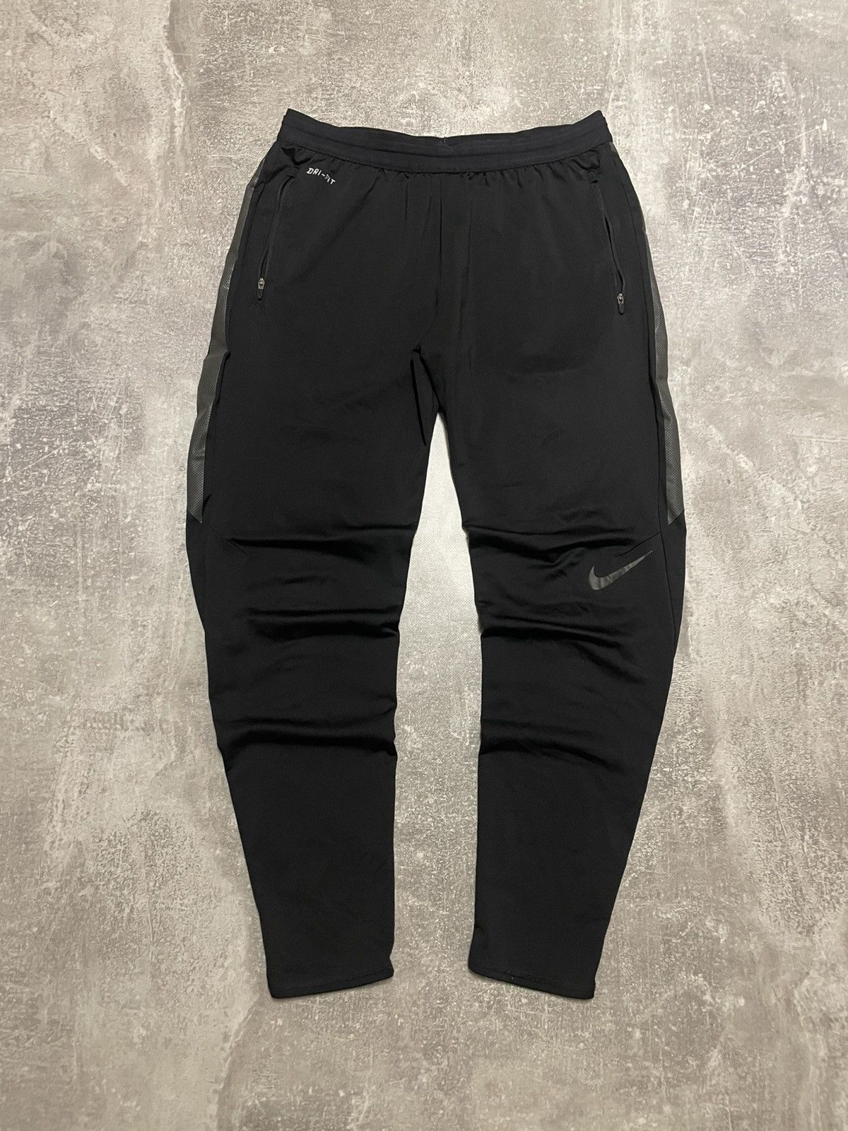 Nike Vintage Nike Dri- Fit Swoosh Logo Black Pants Size L Size US 34 / EU 50 - 5 Thumbnail