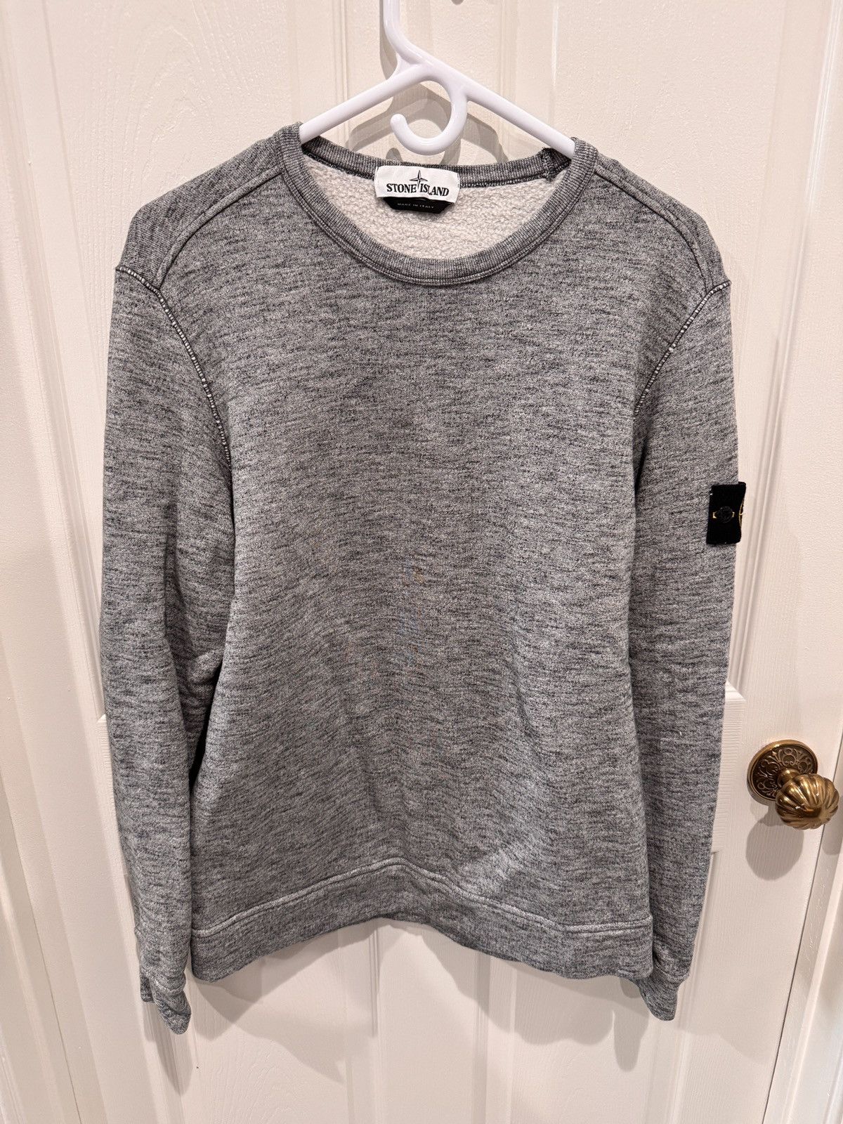 Stone Island Stone Island Grey Lined Sweater size S Size US S / EU 44-46 / 1 - 1 Thumbnail
