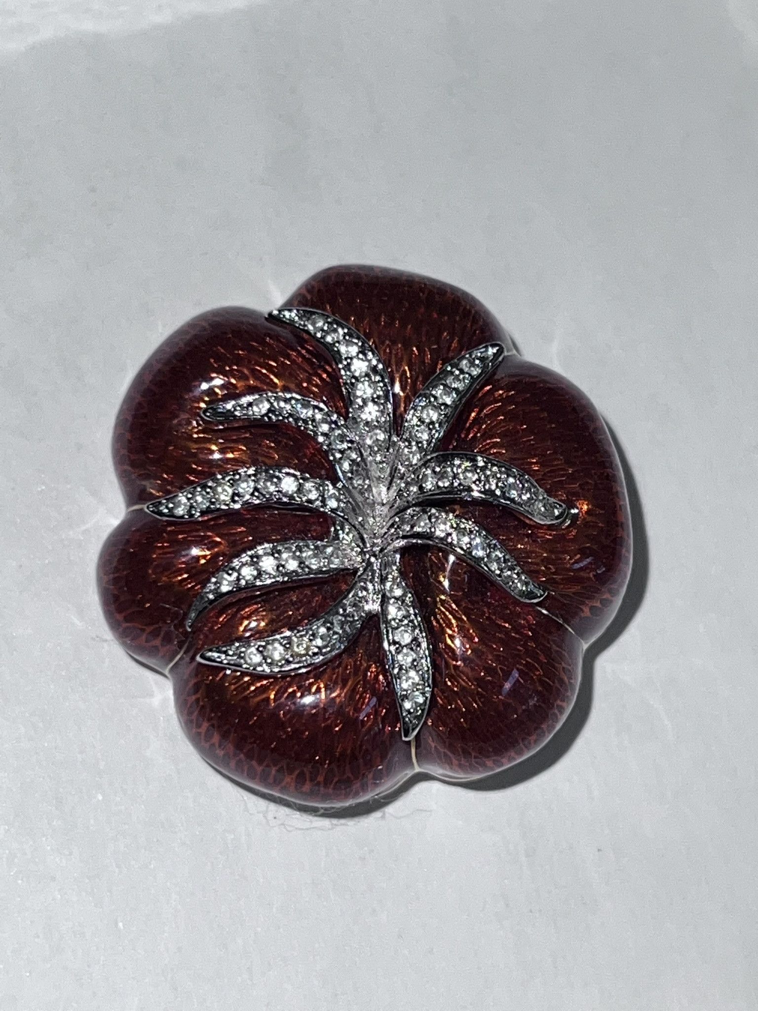 Judith Leiber JUDITH LEIBER Strawberry Brooch Size ONE SIZE - 2 Thumbnail