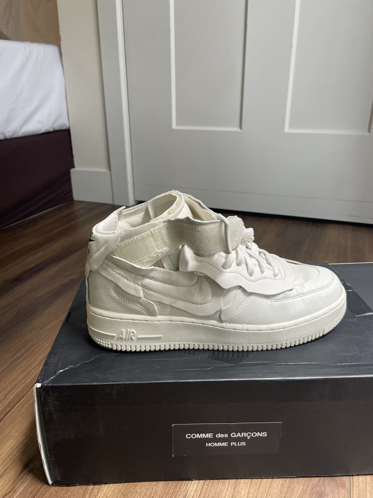 Comme des Garcons Homme Plus Nike x COMME des GARÇONS Homme Plus Air Force 1 Mid Size US 7.5 / EU 40-41 - 4 Thumbnail