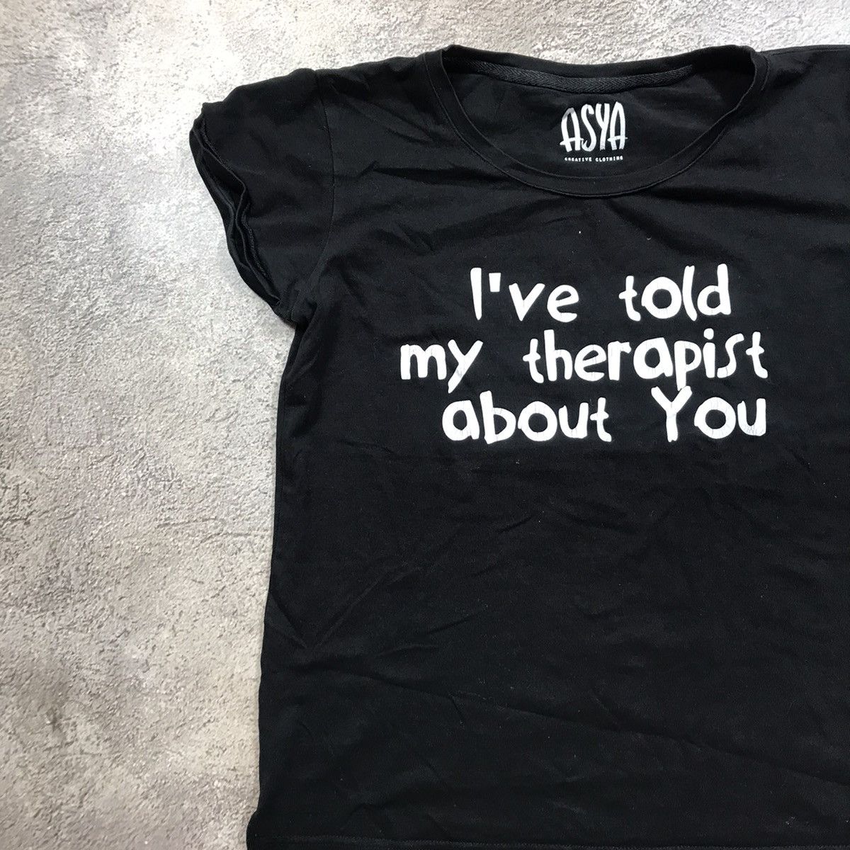 Vintage Vintage Y2K Graphic Tee Therapist Humor Indie Streetwear L Size L / US 10 / IT 46 - 2 Thumbnail