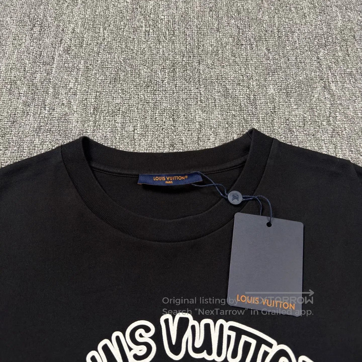 Louis Vuitton LV Tyler Collab Dog Embroidery Black Tee. Size US M / EU 48-50 / 2 - 3 Thumbnail