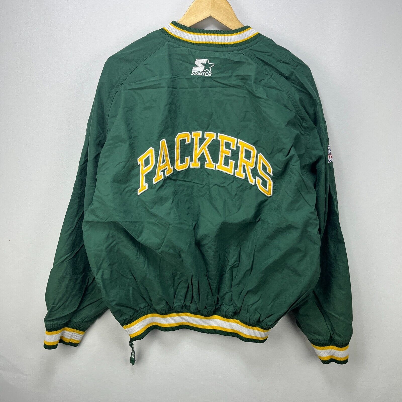Starter × Vintage Vintage 90s Green Bay Packers Starter Pullover Jacket XL NFL Size US XL / EU 56 / 4 - 3 Thumbnail